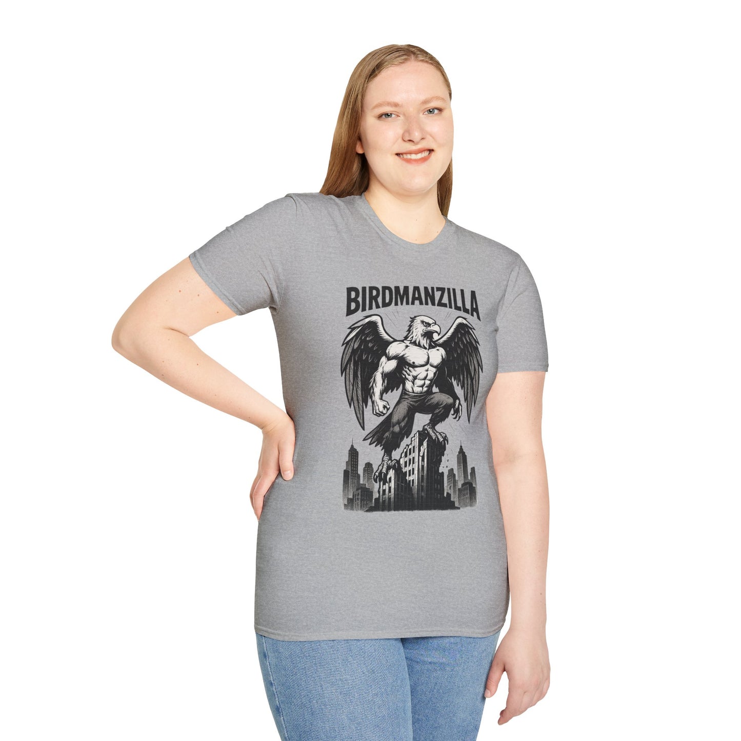 Birdmanzilla Graphic Tee - Unisex T-Shirt, Casual Wear, Unique Gift, Men's Fashion