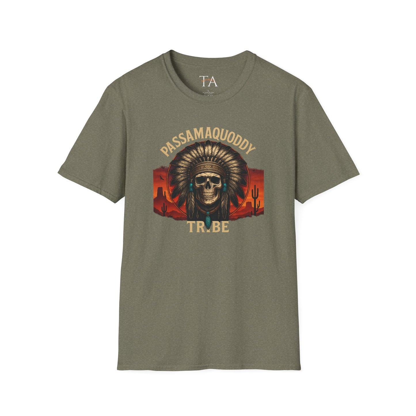 Tribal Graphic T-Shirt - Passamaquoddy Tribe Design10, Gift for Adventurers
