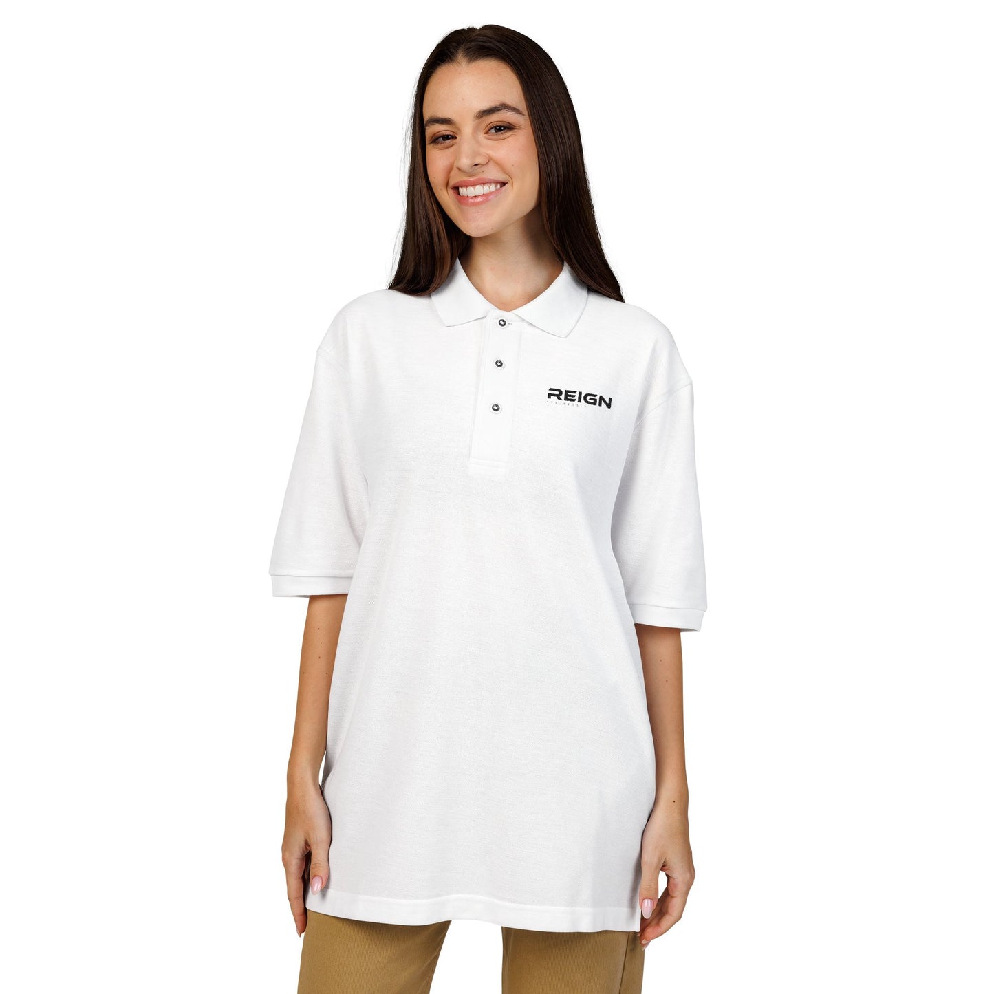 Reign Volleyball Embroidered Polo Shirt