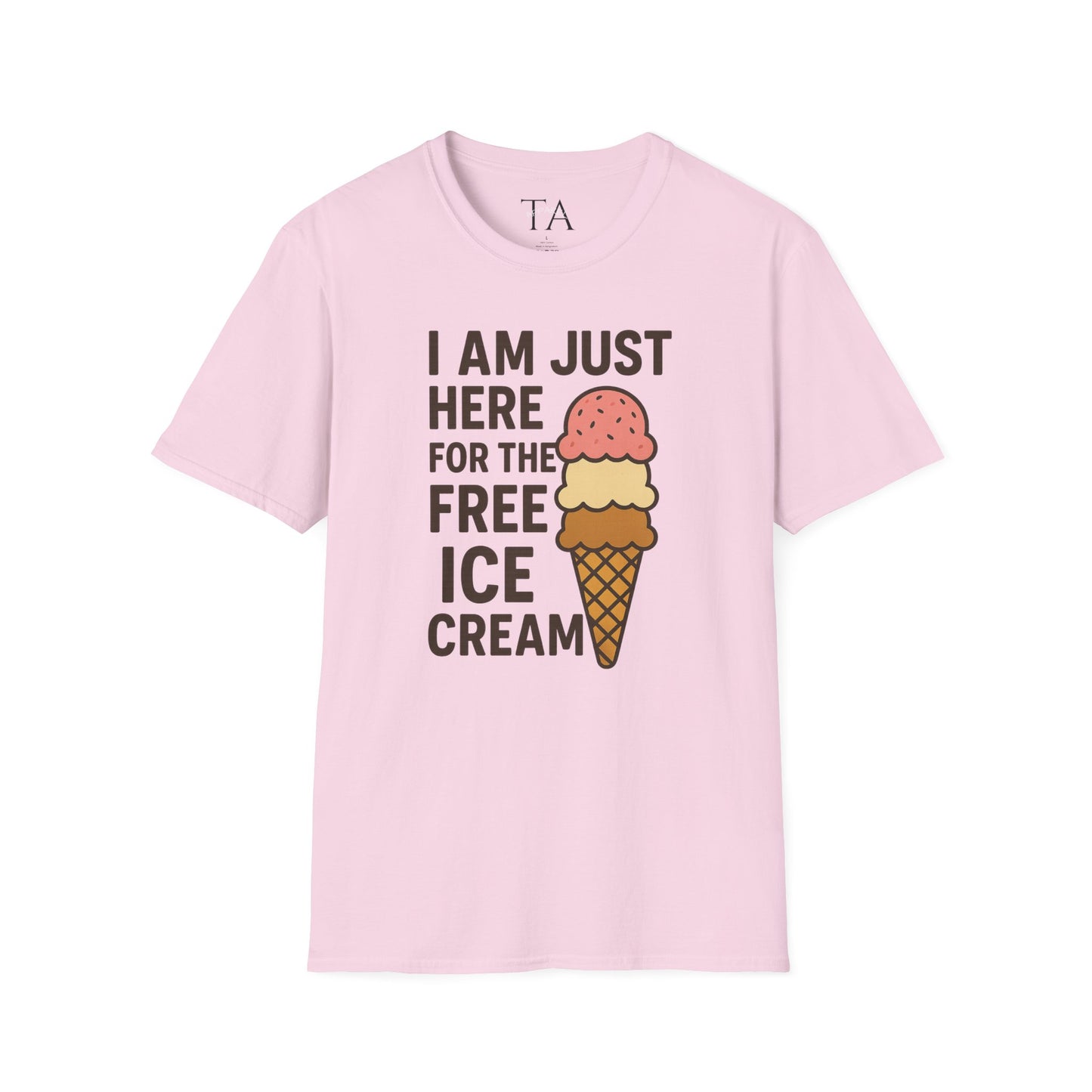 Ice Cream Lover's Unisex T-Shirt, Funny Graphic Tee, Summer Apparel, Sweet Treats Gift, Birthday Humor Shirt