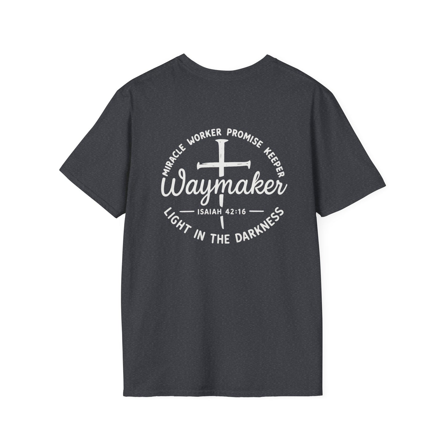 Faith Inspired Waymaker Registered Nurse Unisex Softstyle T-Shirt