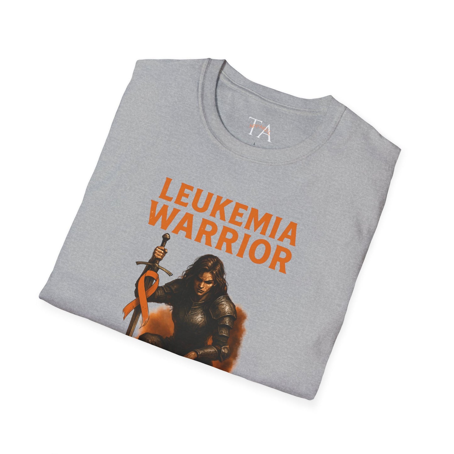 Leukemia Warrior T-Shirt - Unisex Softstyle Tee - Unbreakable, Unshakable, Unstoppable