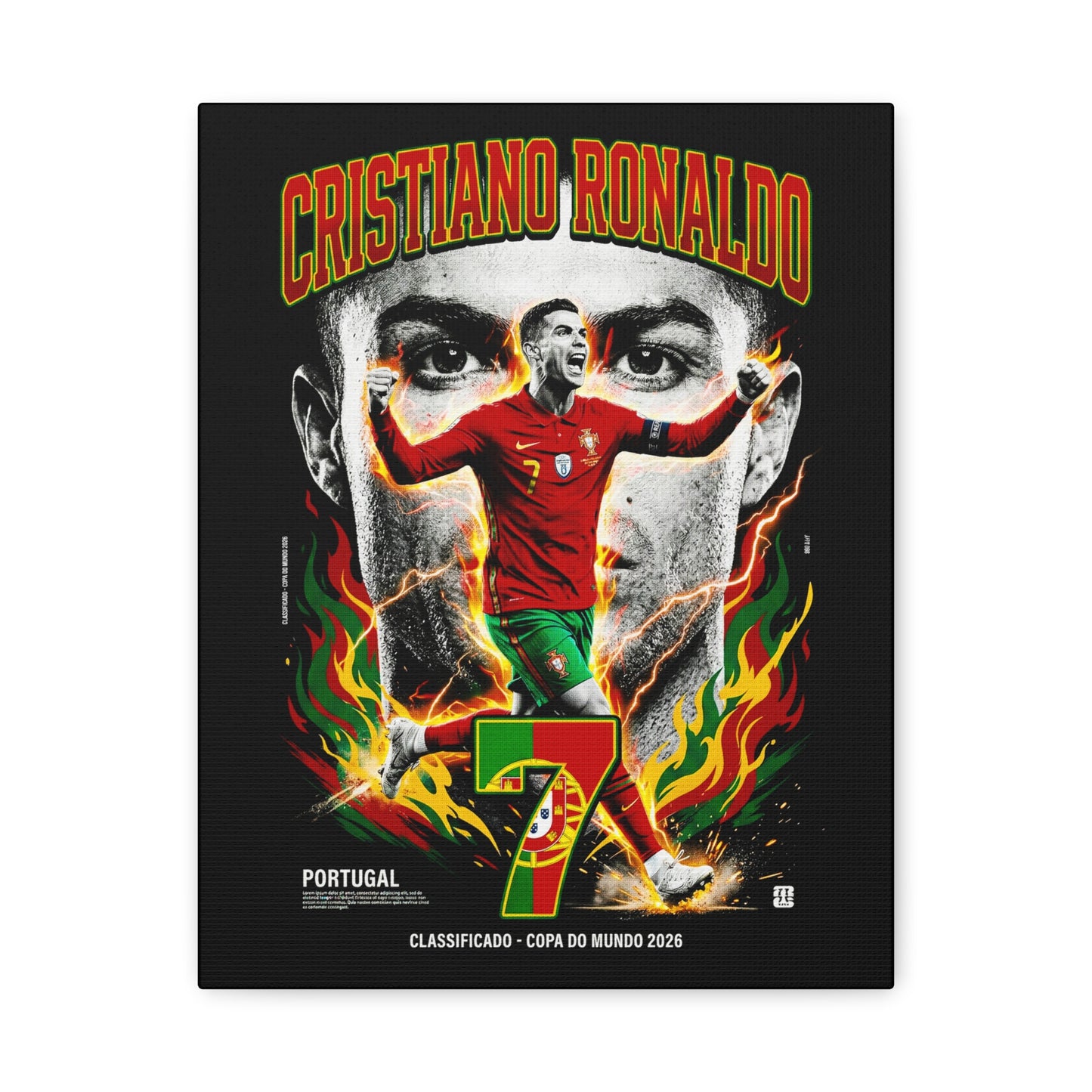 Ronaldo - Matte Canvas, Stretched, 1.25"