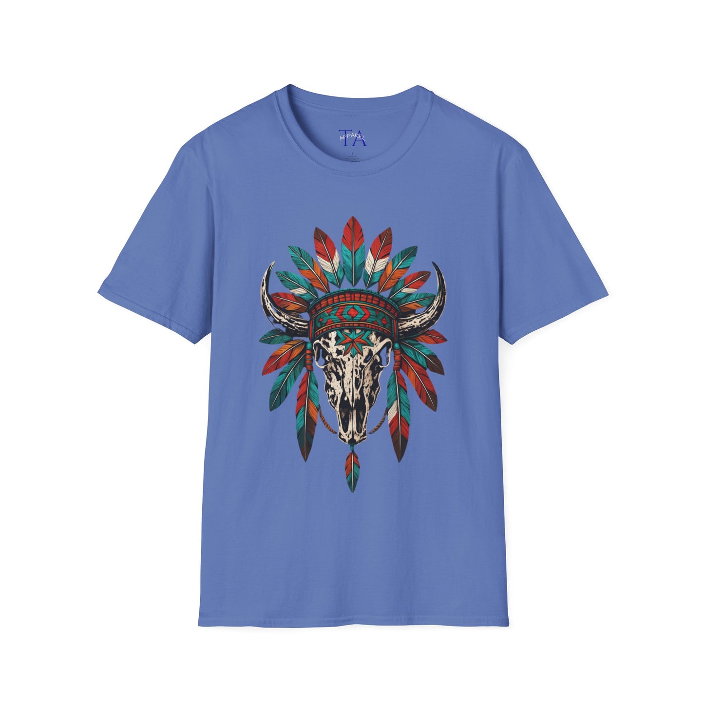Native American Bull Skull Unisex T-Shirt