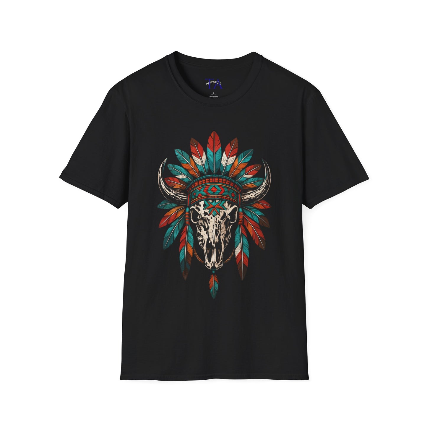 Native American Bull Skull Unisex T-Shirt