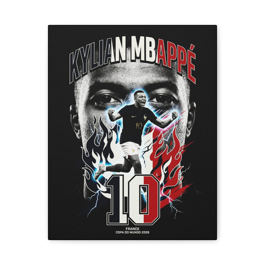 Mbappe - Matte Canvas, Stretched, 1.25"