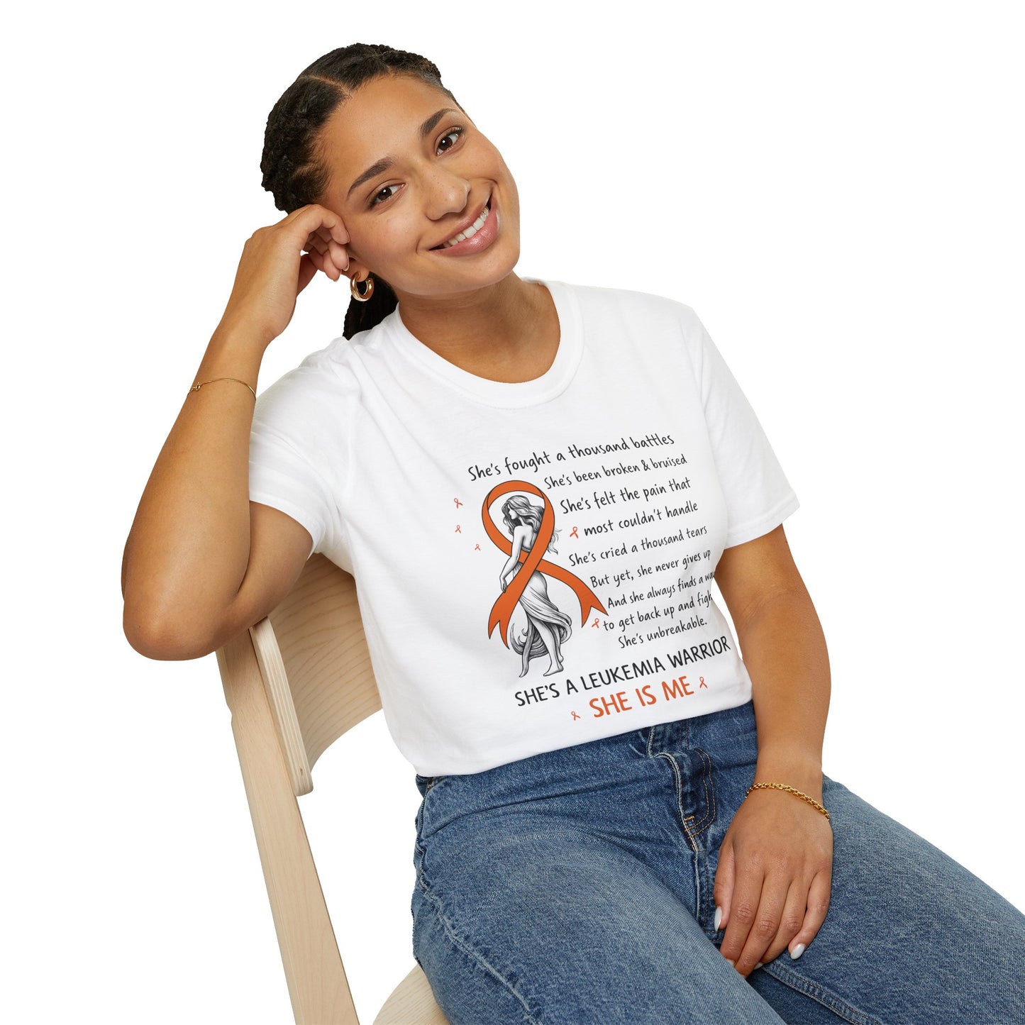 Leukemia Warrior T-Shirt - Unisex Softstyle Support Apparel