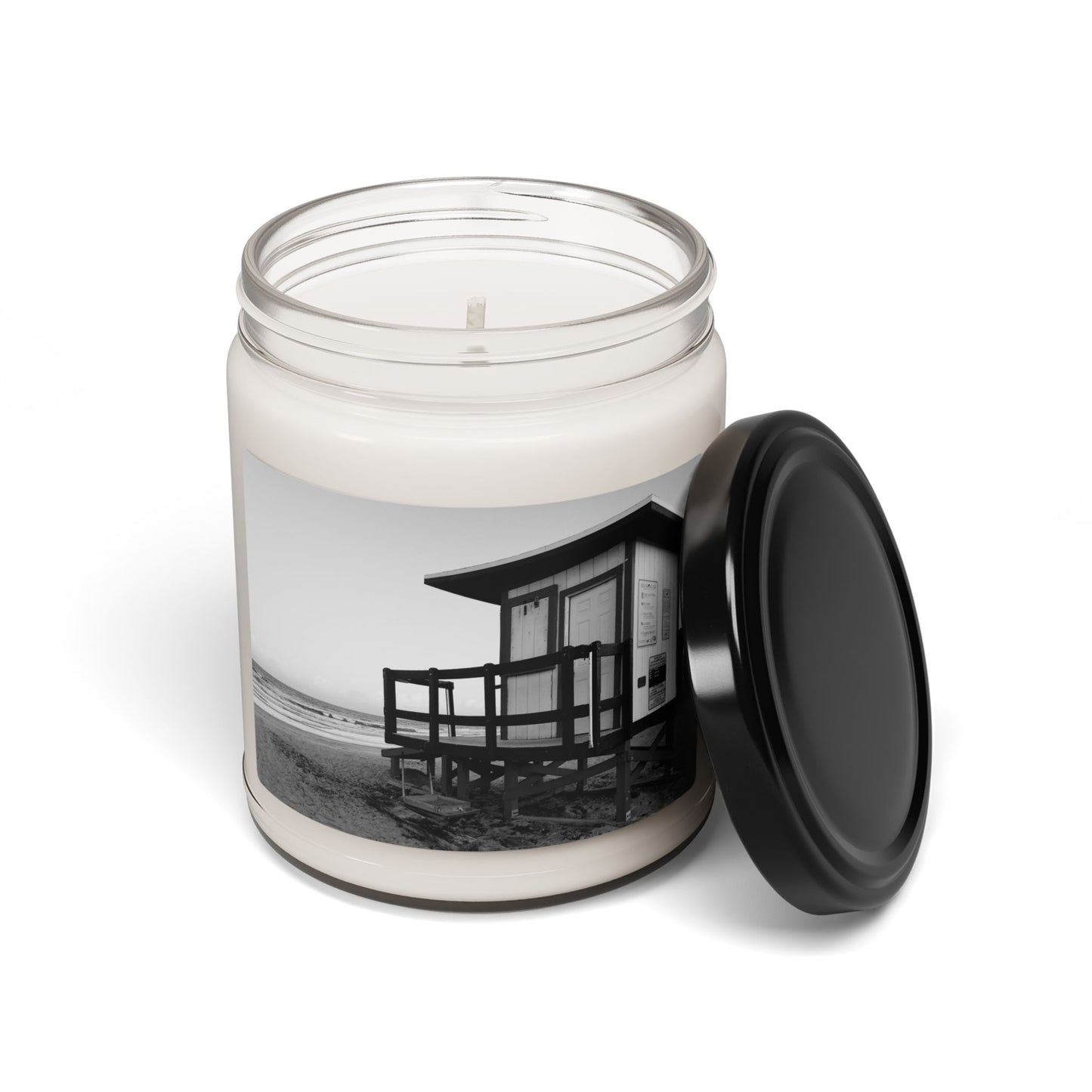 Scented Candles: Calming Sea Salt and Orchid Coastal Scented Candle, 9oz | Relaxation Gift | Home Decor | Beach Vibes | Eco-Friendly | Aromatherapy