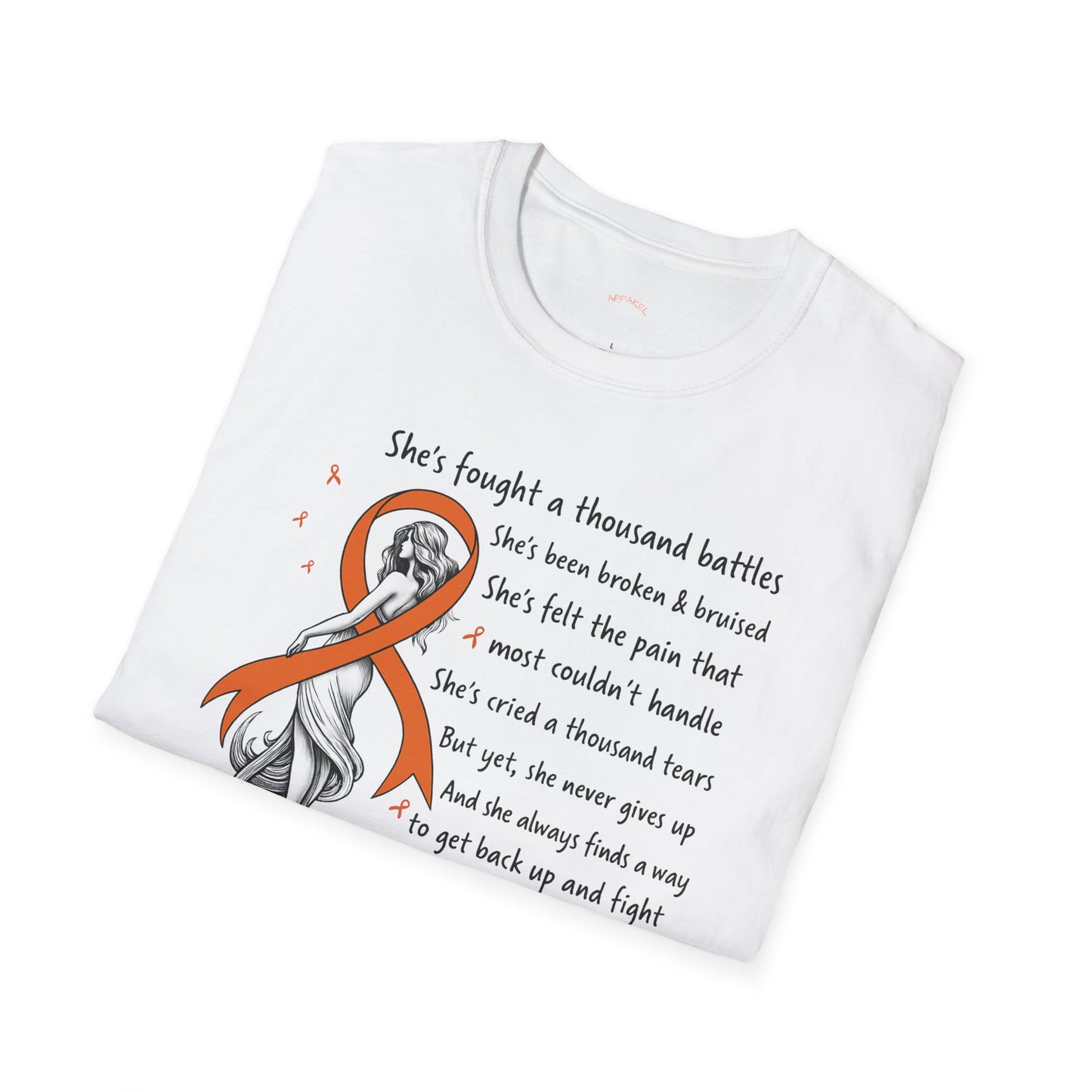 Leukemia Warrior T-Shirt - Unisex Softstyle Support Apparel