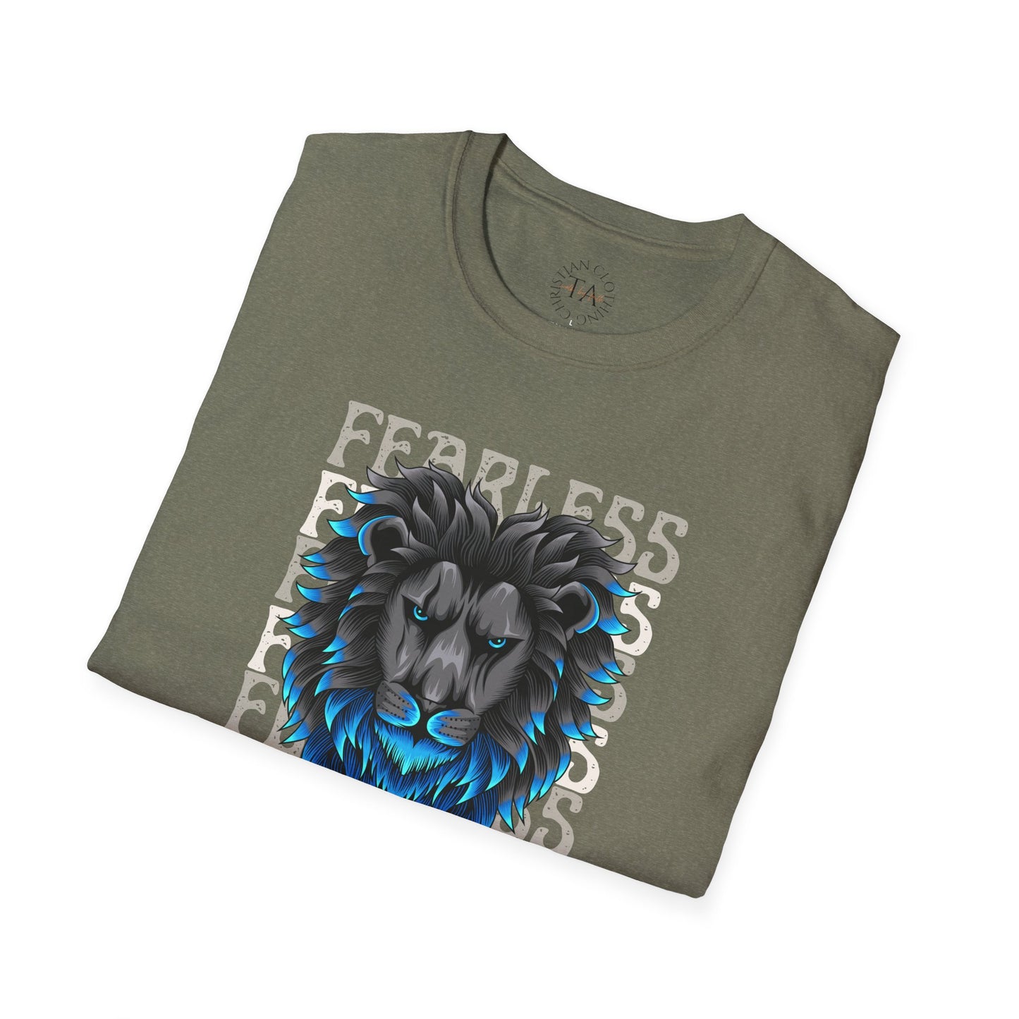 Fearless Lion Volleyball T-Shirt | Unisex Softstyle Tee