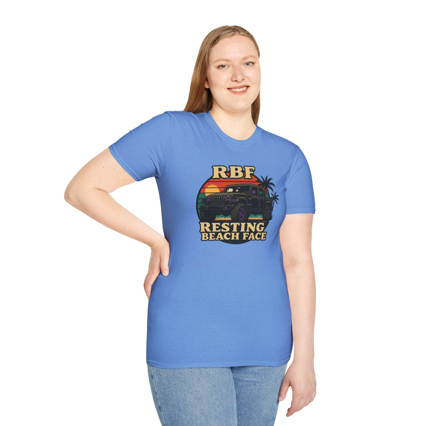 Resting Beach Face T-Shirt | Resting Beach Face | Summer Casual Wear, Vacation Tee, Beach Lover Gift, Relaxed Style, Unisex Apparel