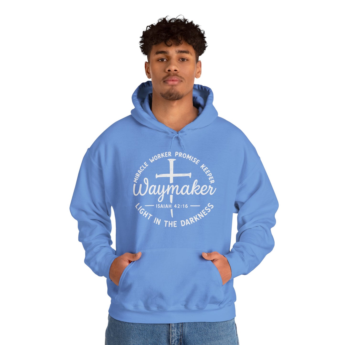 Faith Inspired Waymaker Hoodie - Cozy Sweatshirt for Faith Lovers and Celebrations