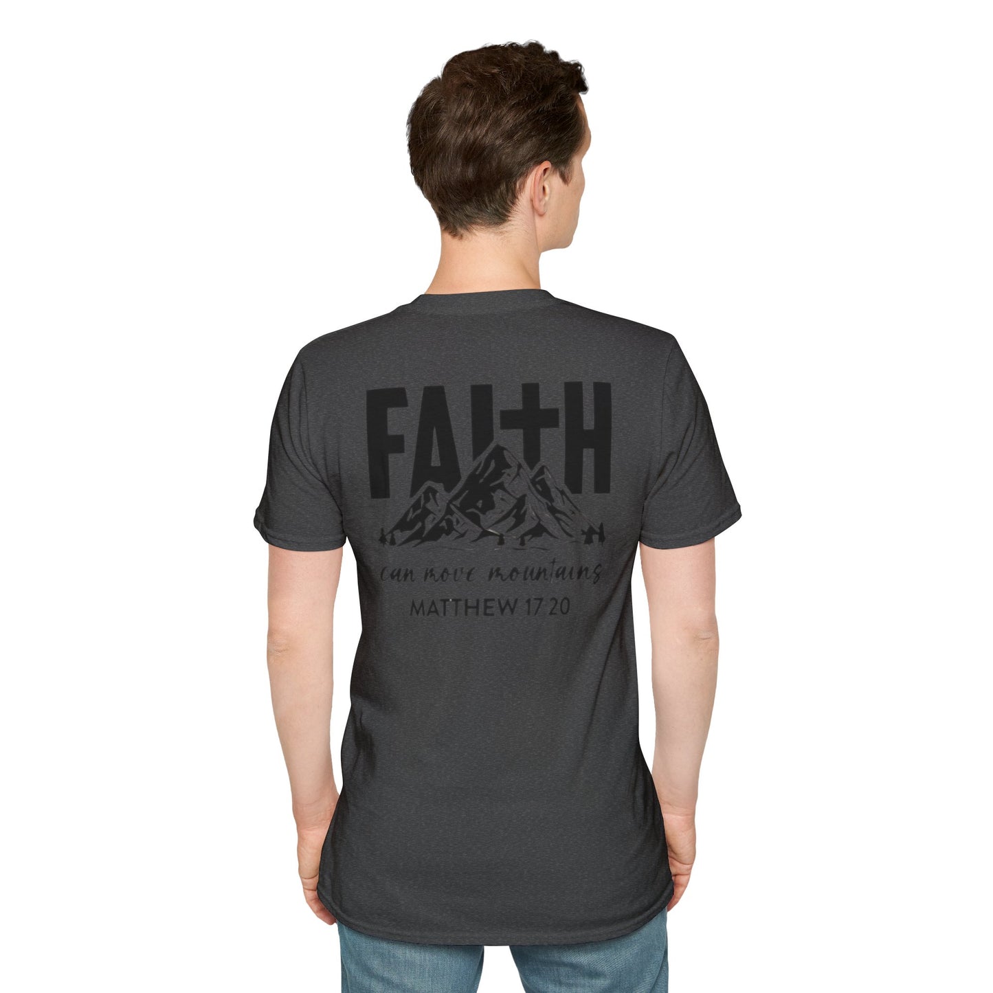 Faith-Inspired Unisex T-Shirt - Motivational Tee - Faith Can Move Mountains