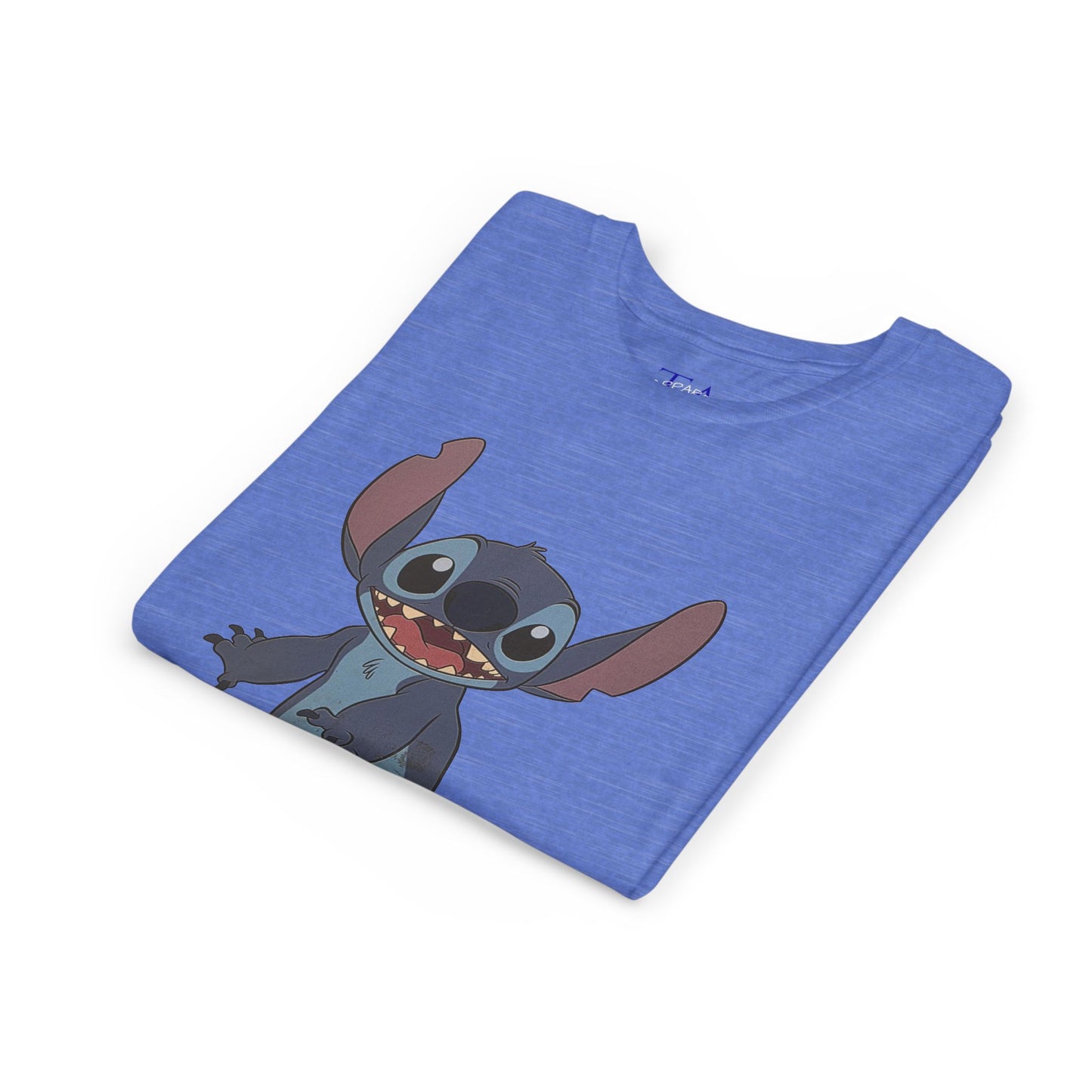 Kids Short Sleeve Tee with Stitch, Cute Kids Tee, Fun Gift for Boys & Girls, Birthday Gift, Summer Wear, Kids' Fashion