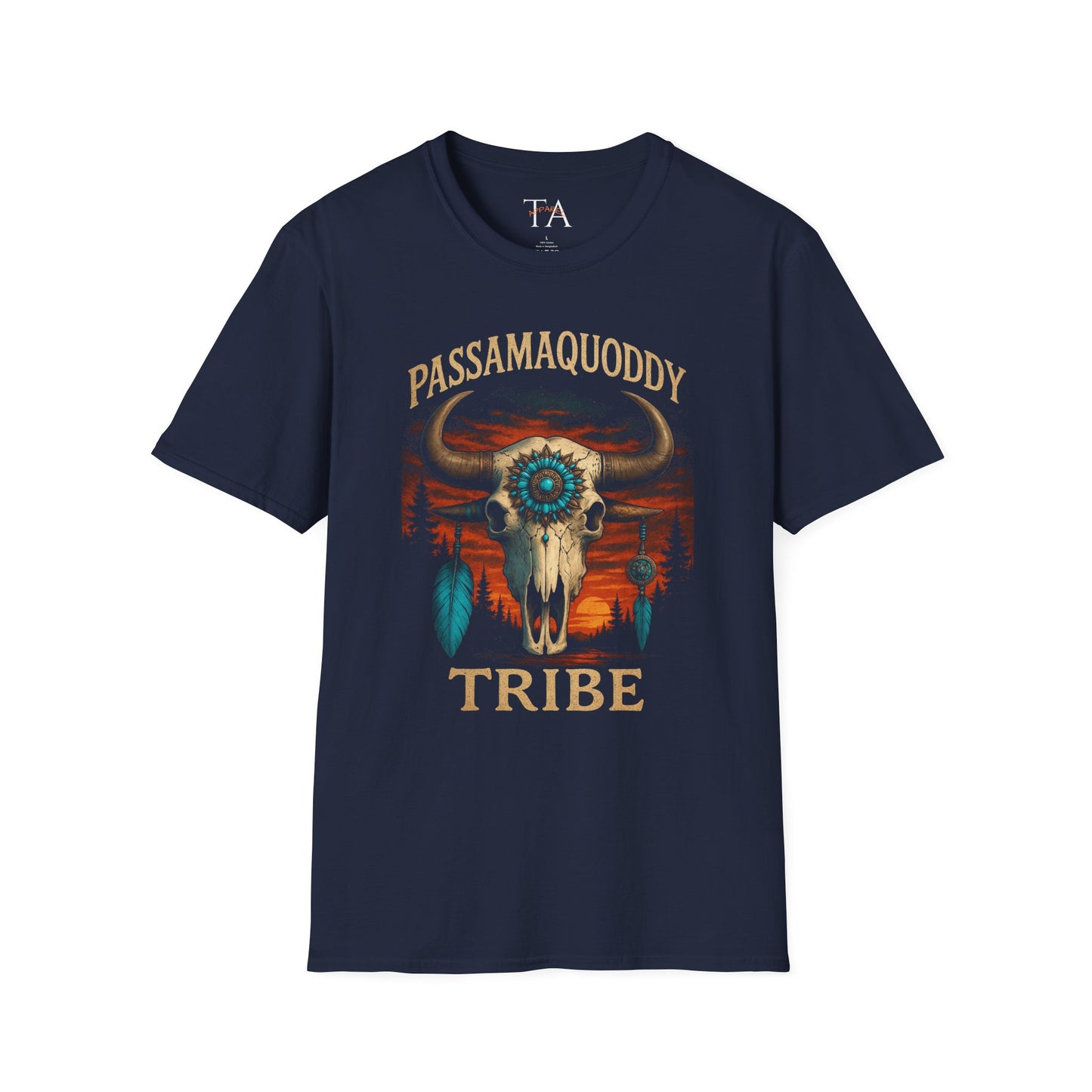 Tribal Graphic T-Shirt - Passamaquoddy Tribe Design3, Gift for Adventurers