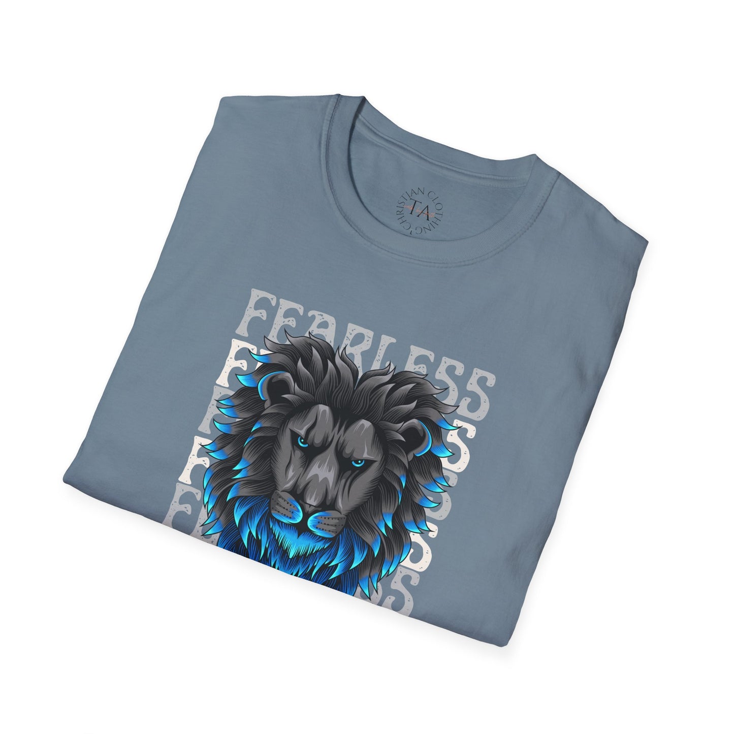 Fearless Lion Volleyball T-Shirt | Unisex Softstyle Tee