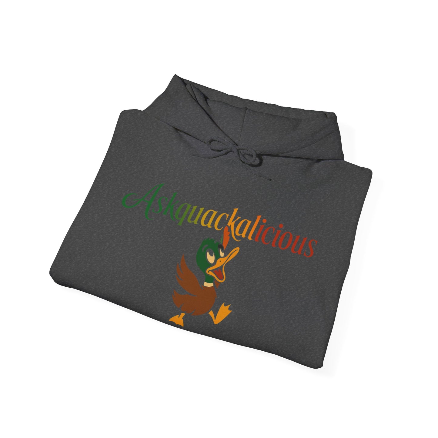 Askquack Quirky Duck Hoodie - Cozy Unisex Sweatshirt for Nature Lovers