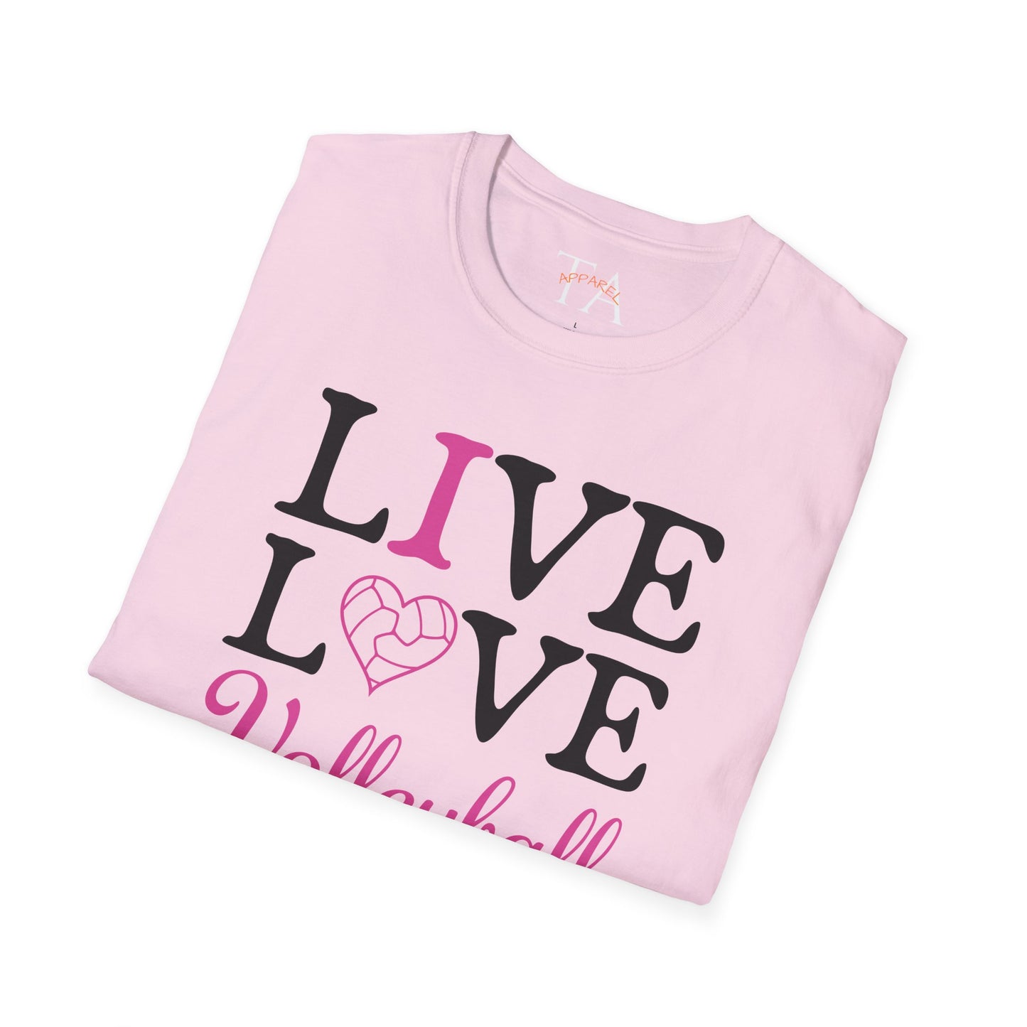 Volleyball T-Shirt - I love Volleyball design