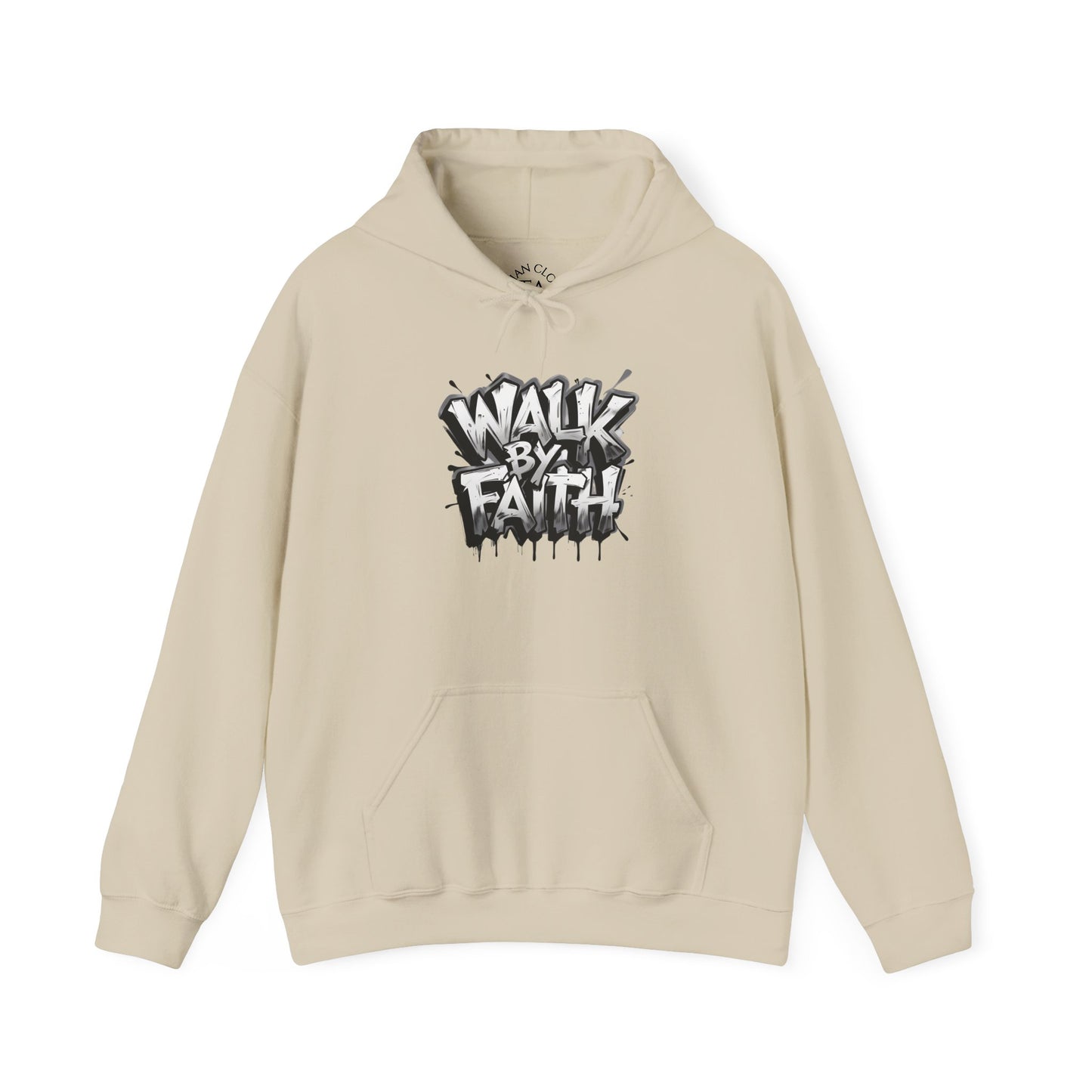 Faith Inspired Unisex Hoodie - 'Walk by Faith' Design