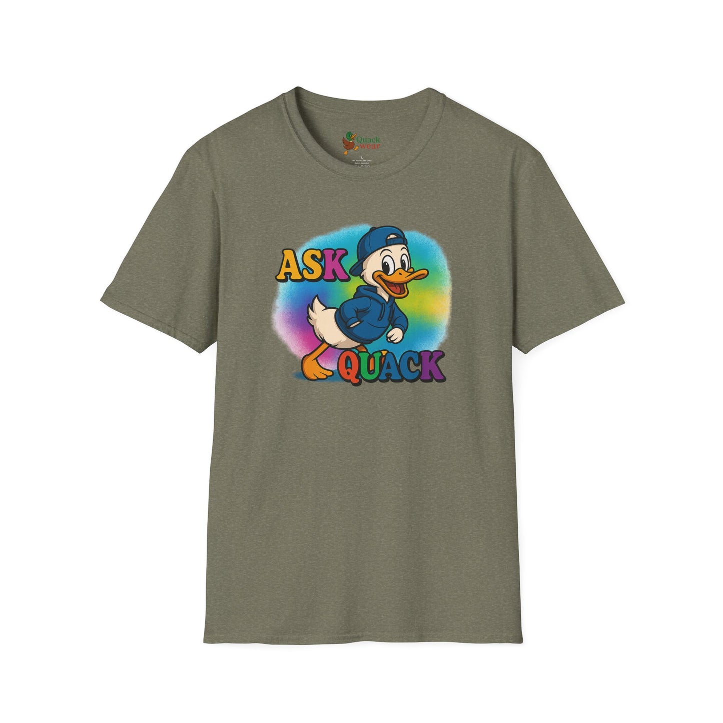 Ask Quack Quirky Duck Humor T-Shirt