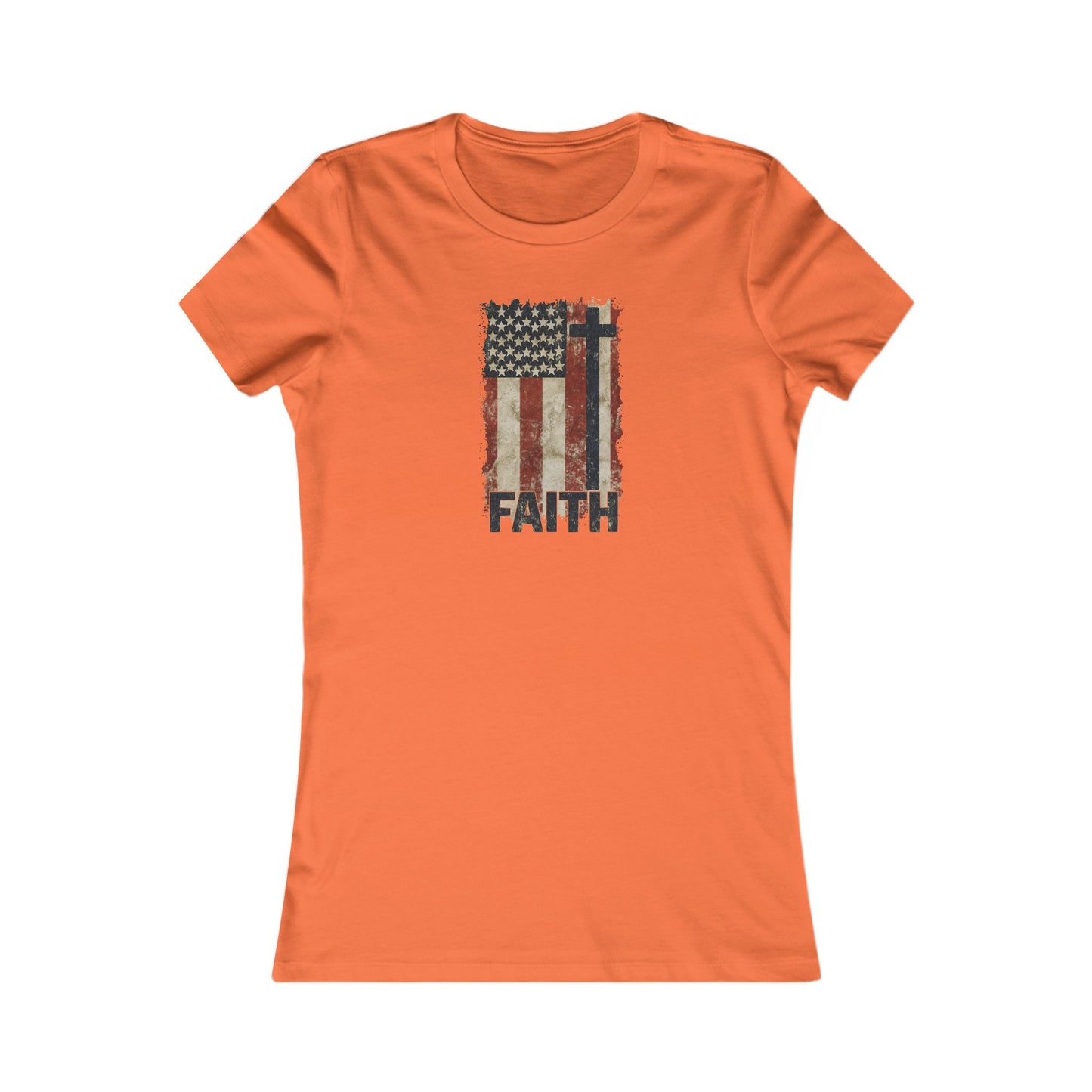 Women's Inspirational Faith Graphic Tee, Casual Top, Patriot Shirt, Inspirational Gift, Everyday Wear, 4th of July, Faith Apparel