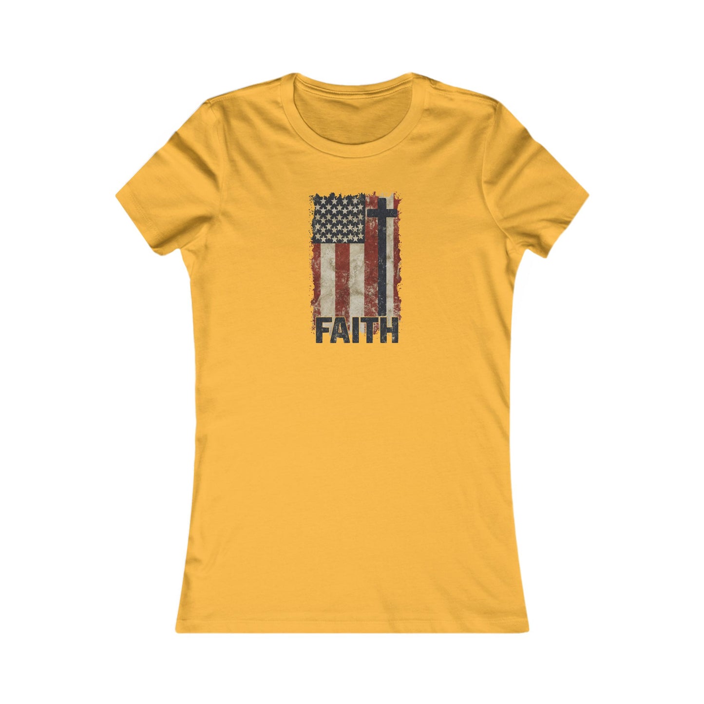 Women's Inspirational Faith Graphic Tee, Casual Top, Patriot Shirt, Inspirational Gift, Everyday Wear, 4th of July, Faith Apparel