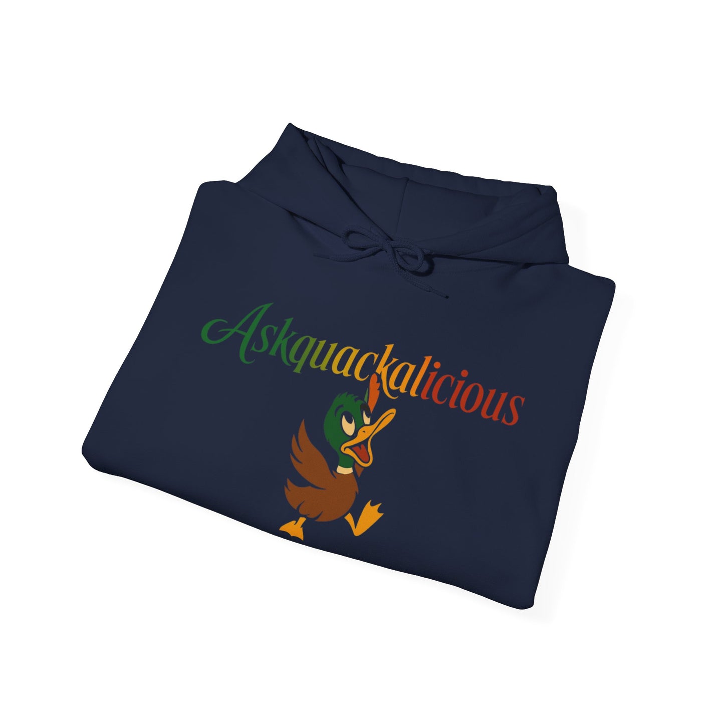 Askquack Quirky Duck Hoodie - Cozy Unisex Sweatshirt for Nature Lovers