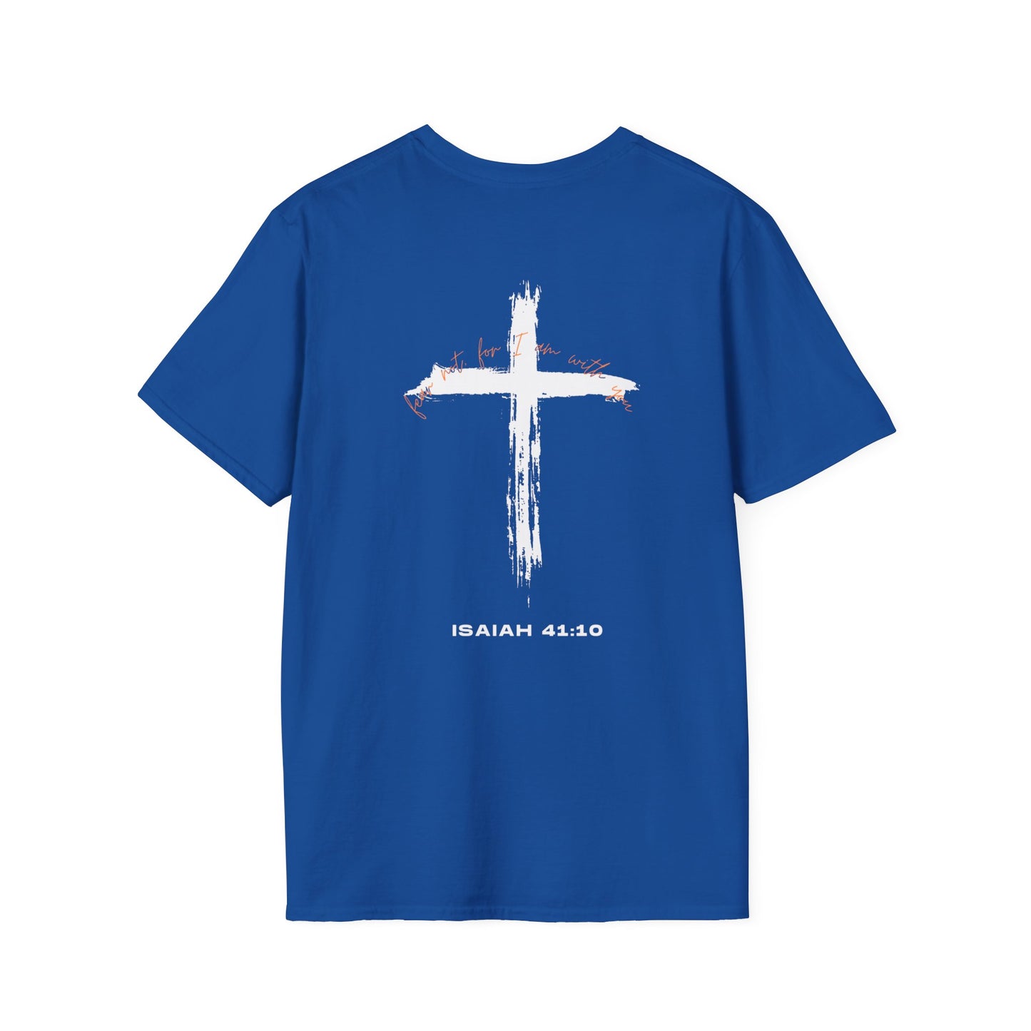 Faith-Inspired T-Shirt with Isaiah 41:10 Design - Customizable