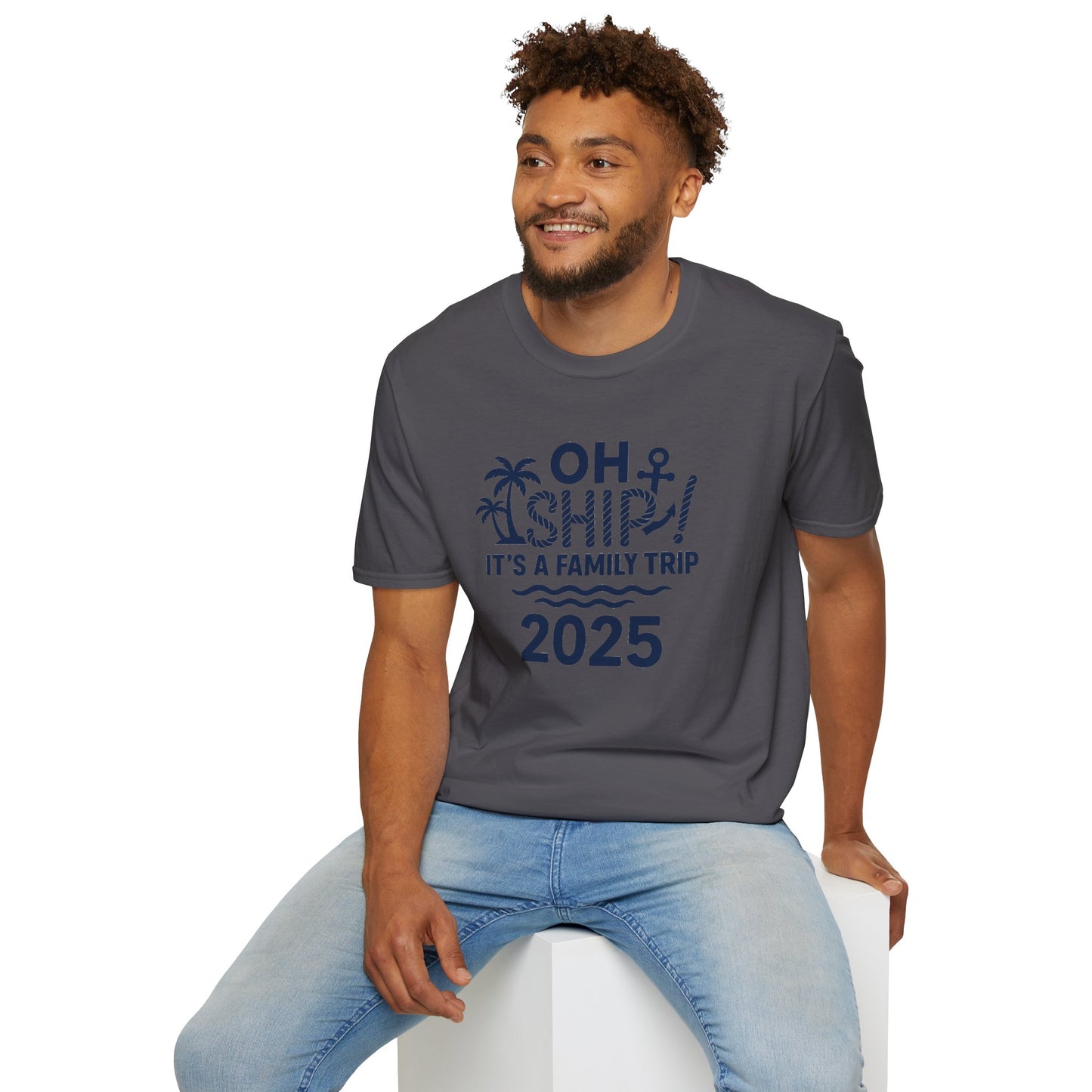Family Cruise Vacation T-Shirt - Oh Ship, It's A Family Trip
