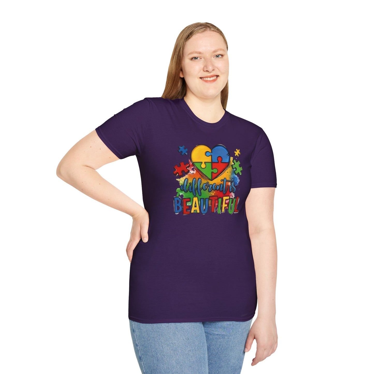 Autism Awareness Different is Beautiful T-Shirt