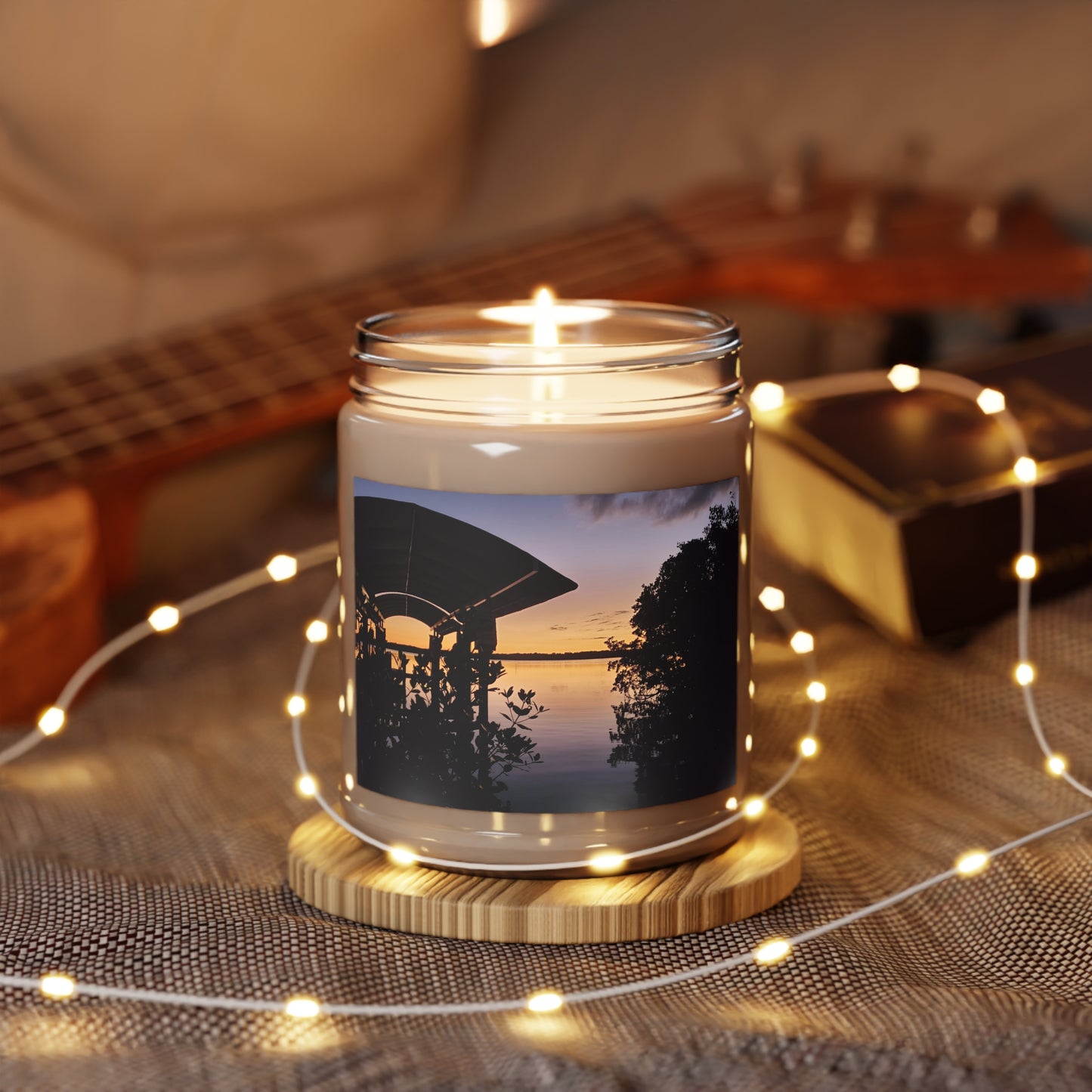 Scented Candles: Relaxing Sunset on the River, Sea Breeze Scent - Aromatherapy Candle, Home Decor, Gift for Her, Relaxation Candle,