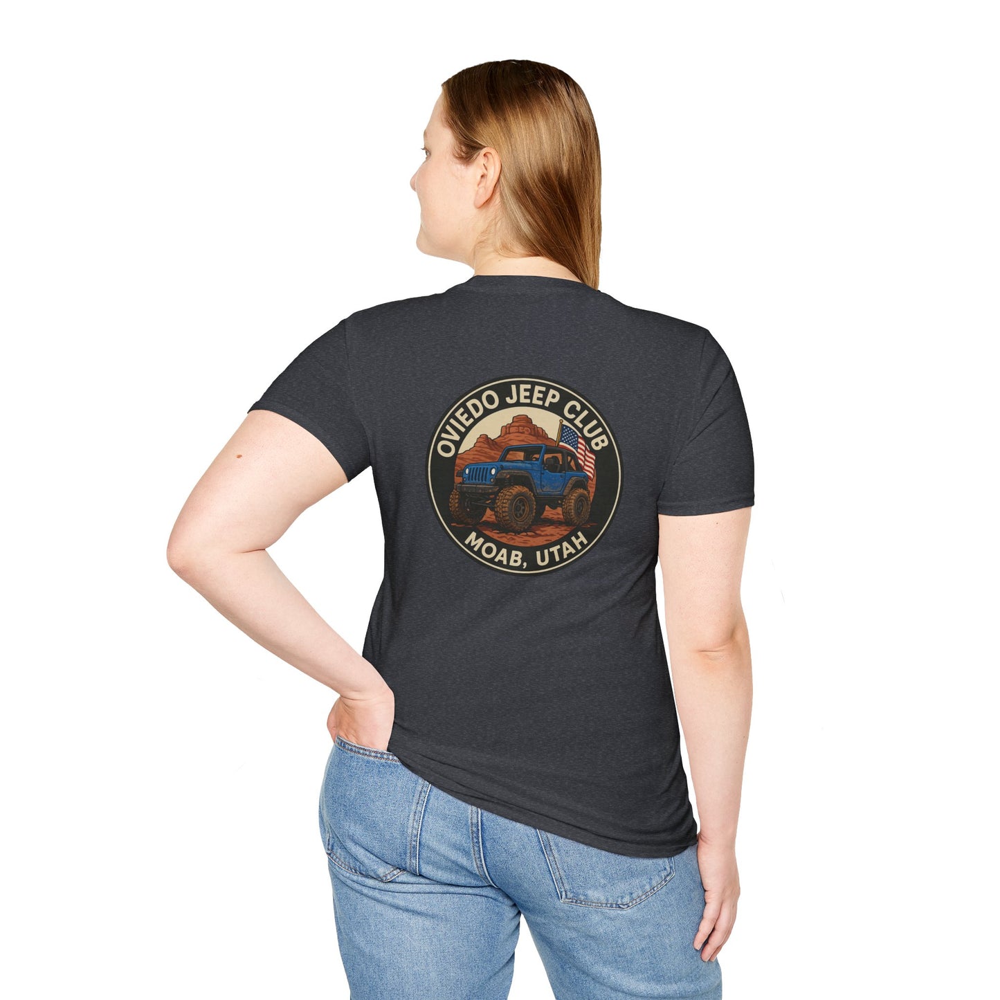 Oviedo Jeep Club Adventure Jeep Club Softstyle Unisex Tee