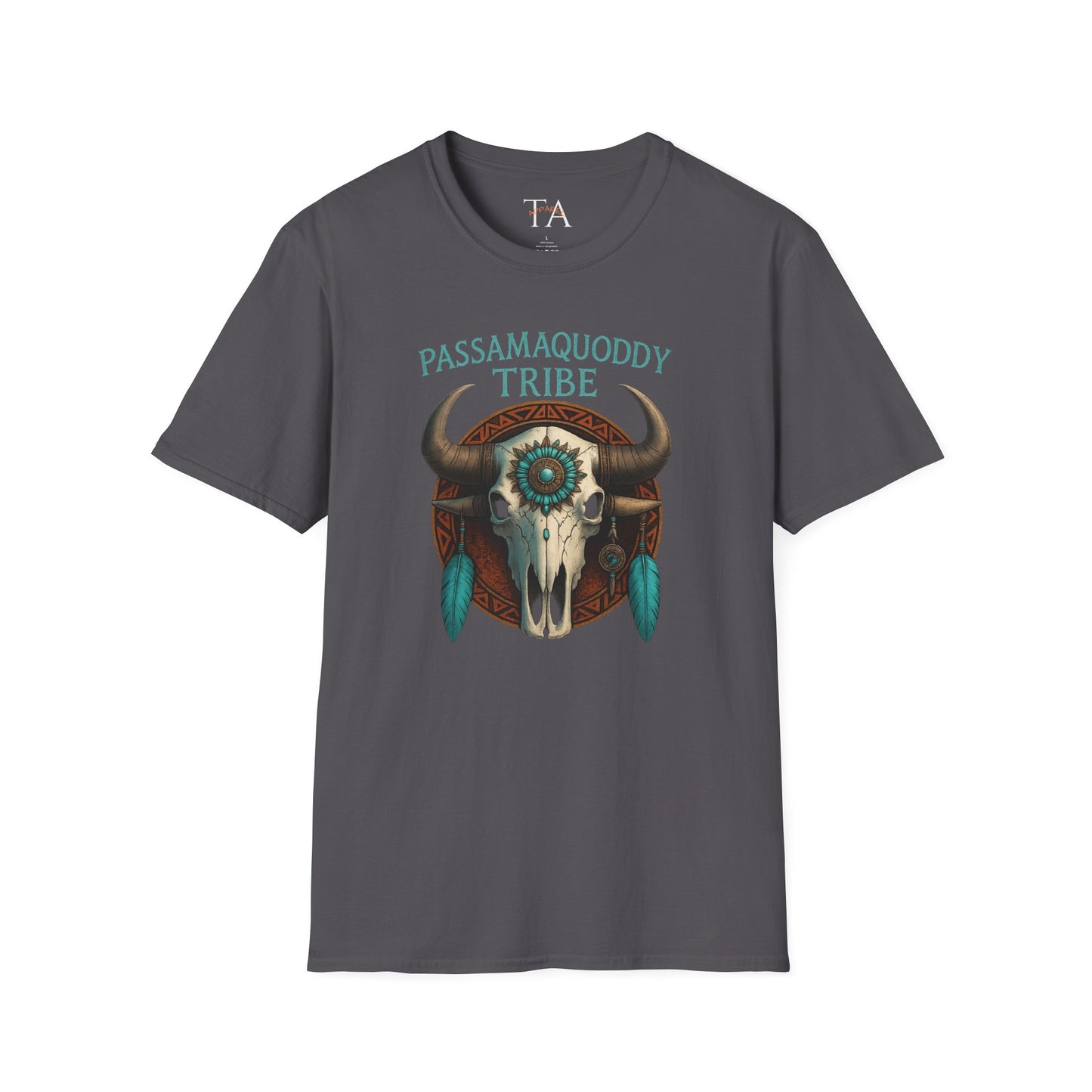 Tribal Graphic T-Shirt - Passamaquoddy Tribe Design, Gift for Adventurers