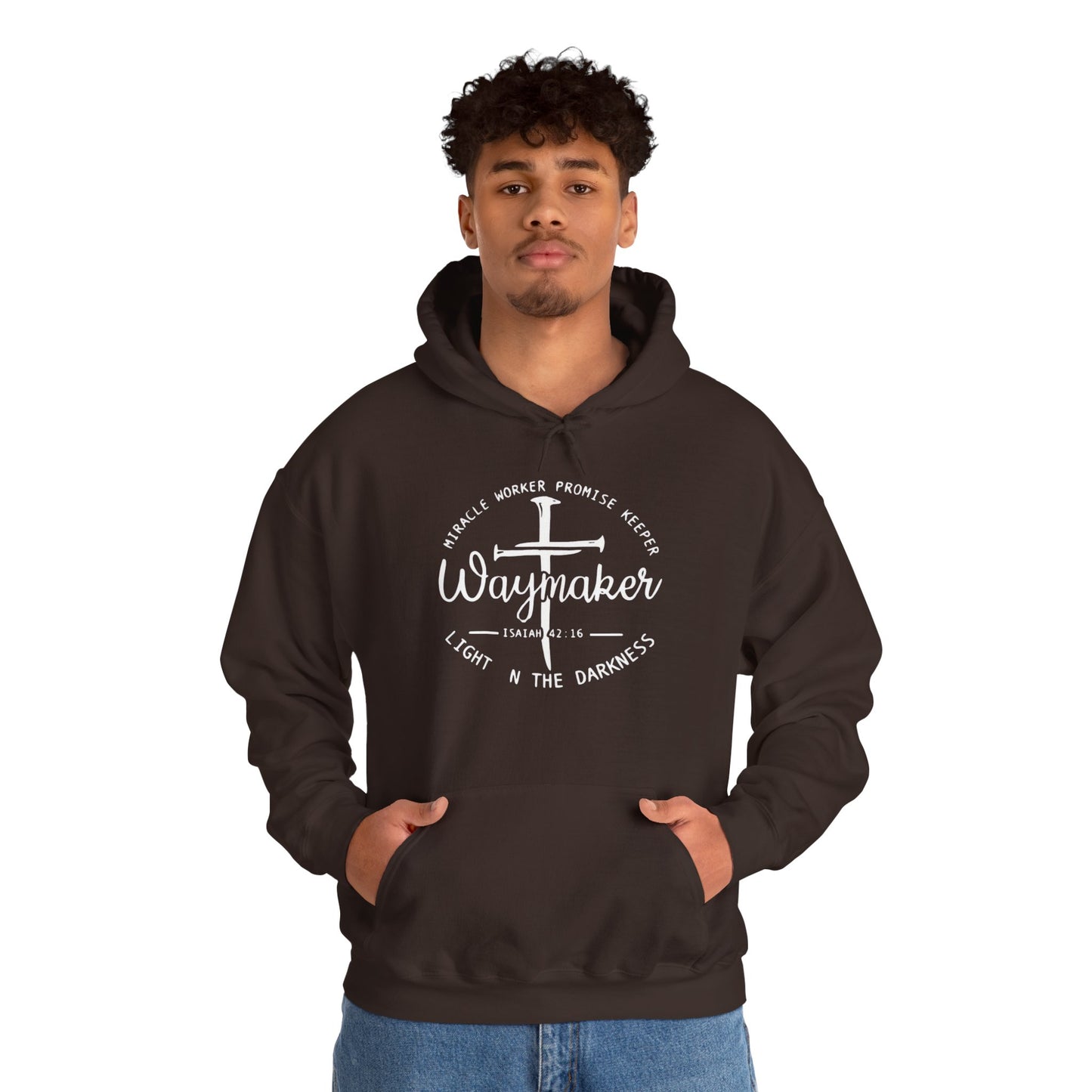 Faith Inspired Waymaker Hoodie - Cozy Sweatshirt for Faith Lovers and Celebrations