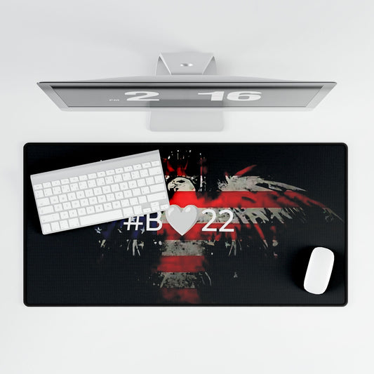 Patriotic Gamer Desk Mats - Motivational Workspace Decor - Veterans Lives Matter