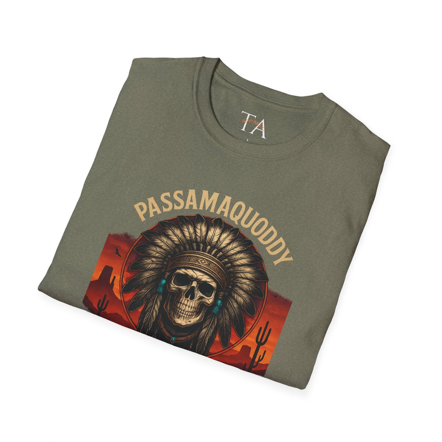 Tribal Graphic T-Shirt - Passamaquoddy Tribe Design10, Gift for Adventurers