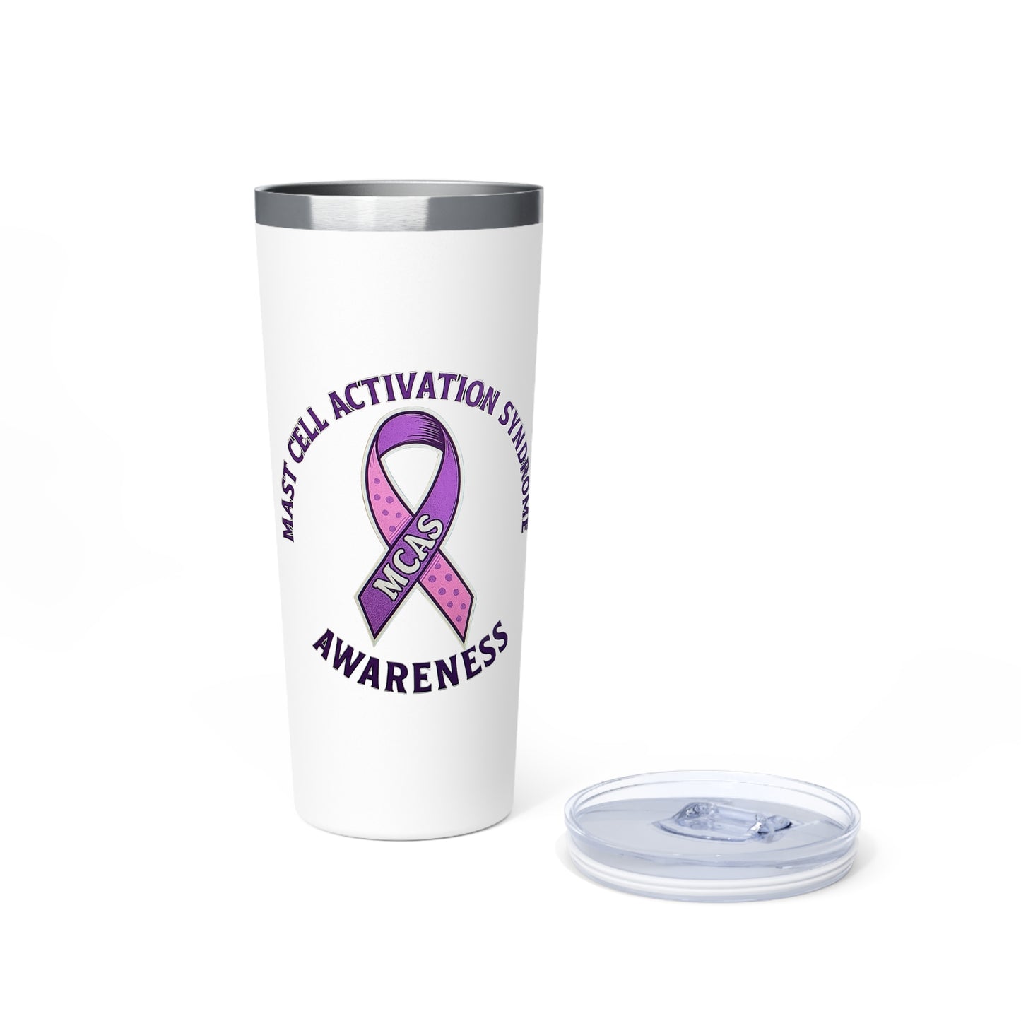 Mast Cell Activation Syndrome Awareness Copper Tumbler, 22oz Insulated Drinkware for Support, Gift for Awareness Events, Advocacy, Cancer Awareness, Fundraising