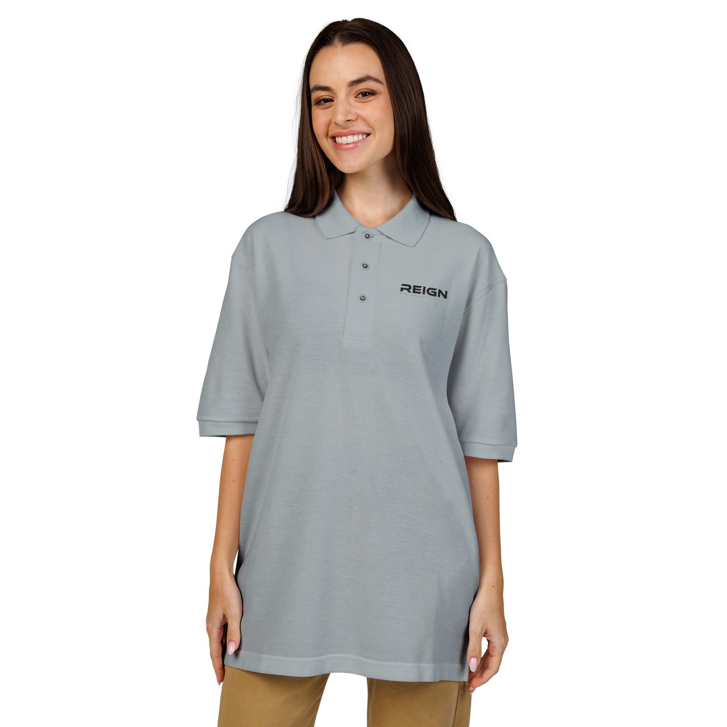 Reign Volleyball Embroidered Polo Shirt