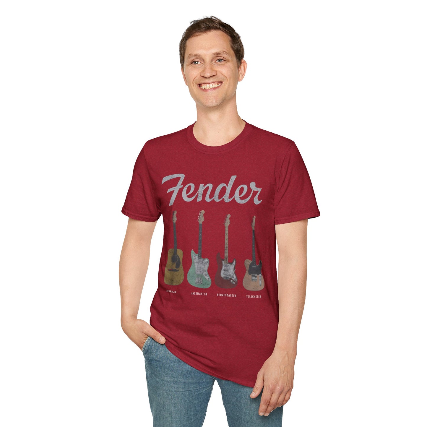 Guitar Lovers T-Shirt - Vintage Style Rock Band Tee