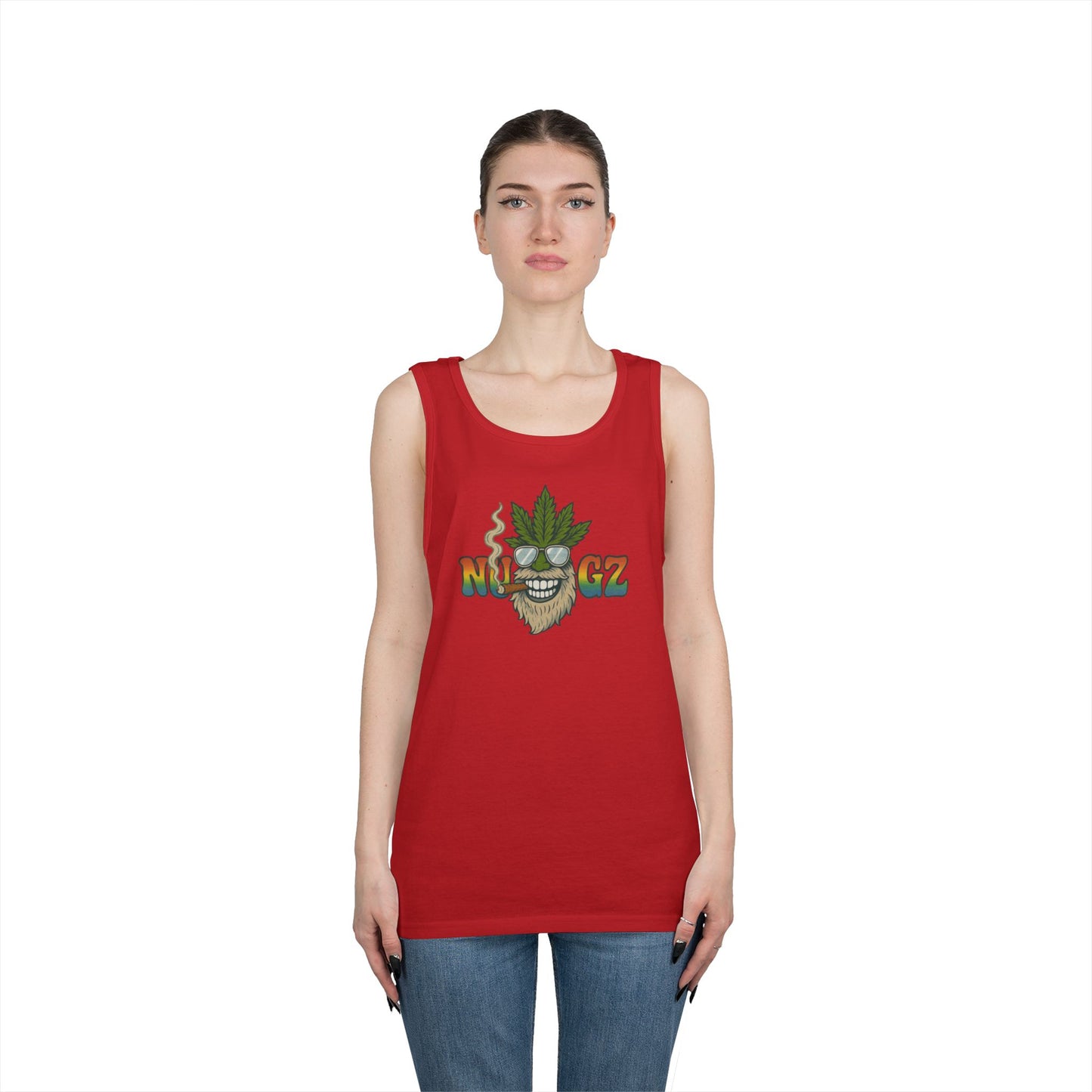 NUGZ Chill Vibes Tank Top | Retro Cannabis Design