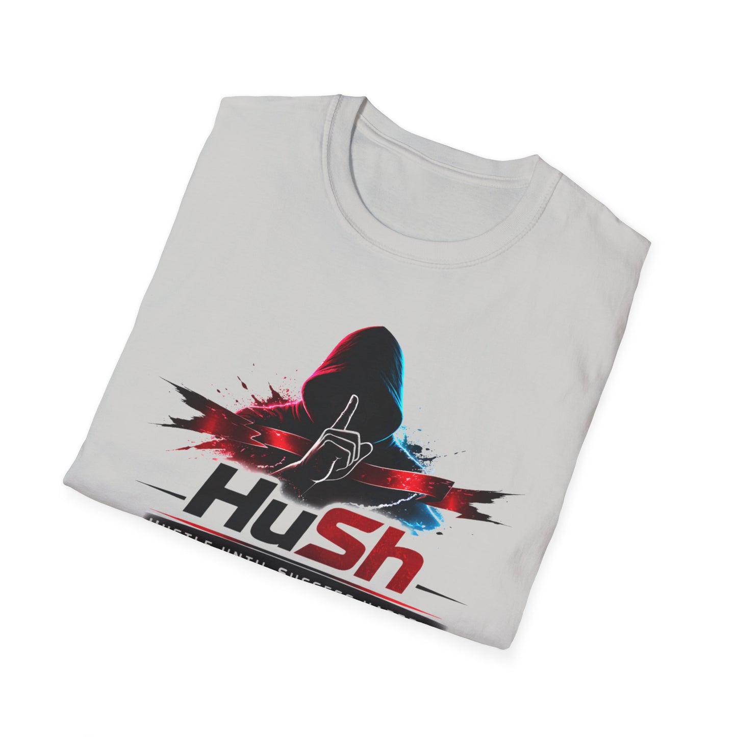 #HuSh silhouette graphic Tee | Hustle Until Success Happens, #HuShMovement