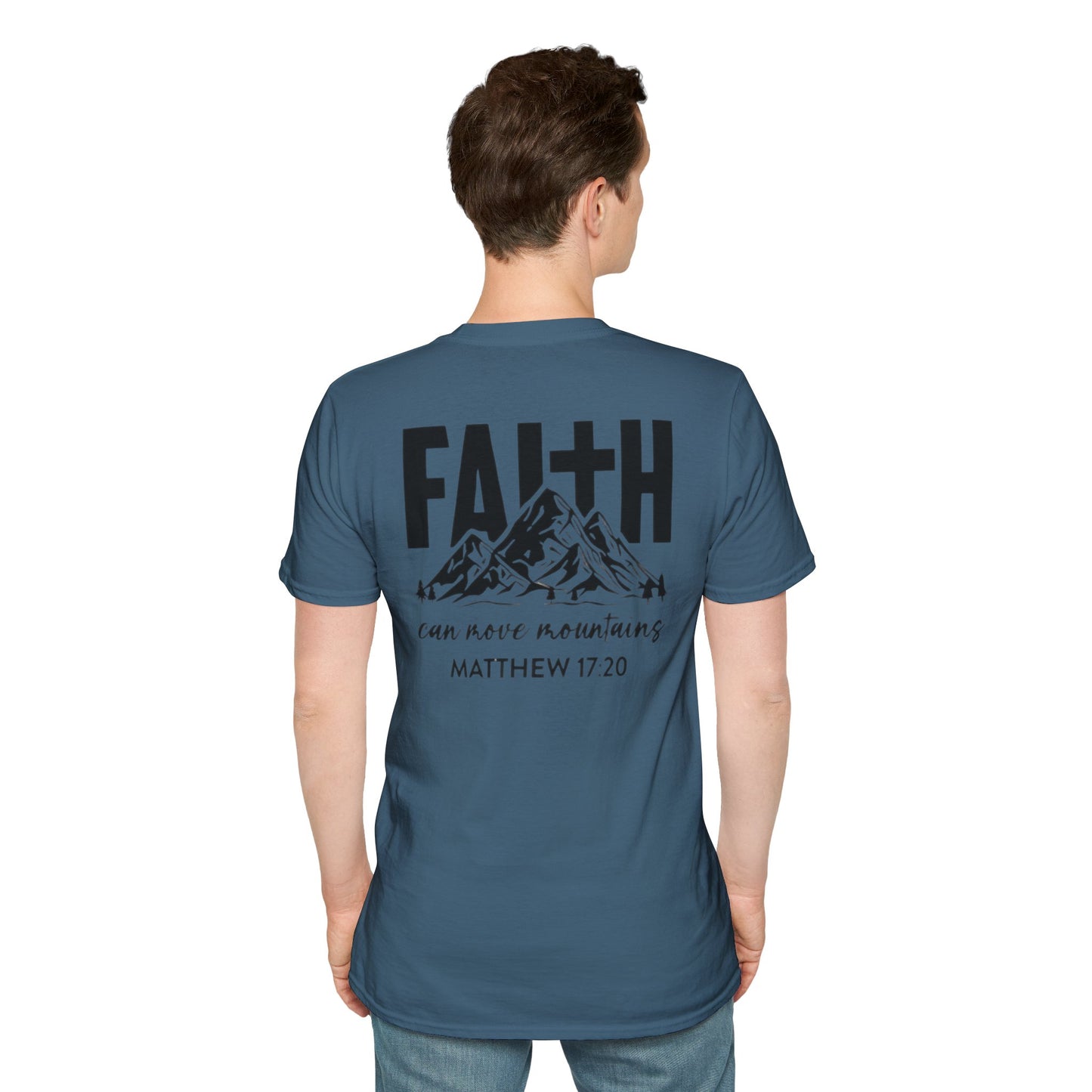 Faith-Inspired Unisex T-Shirt - Motivational Tee - Faith Can Move Mountains
