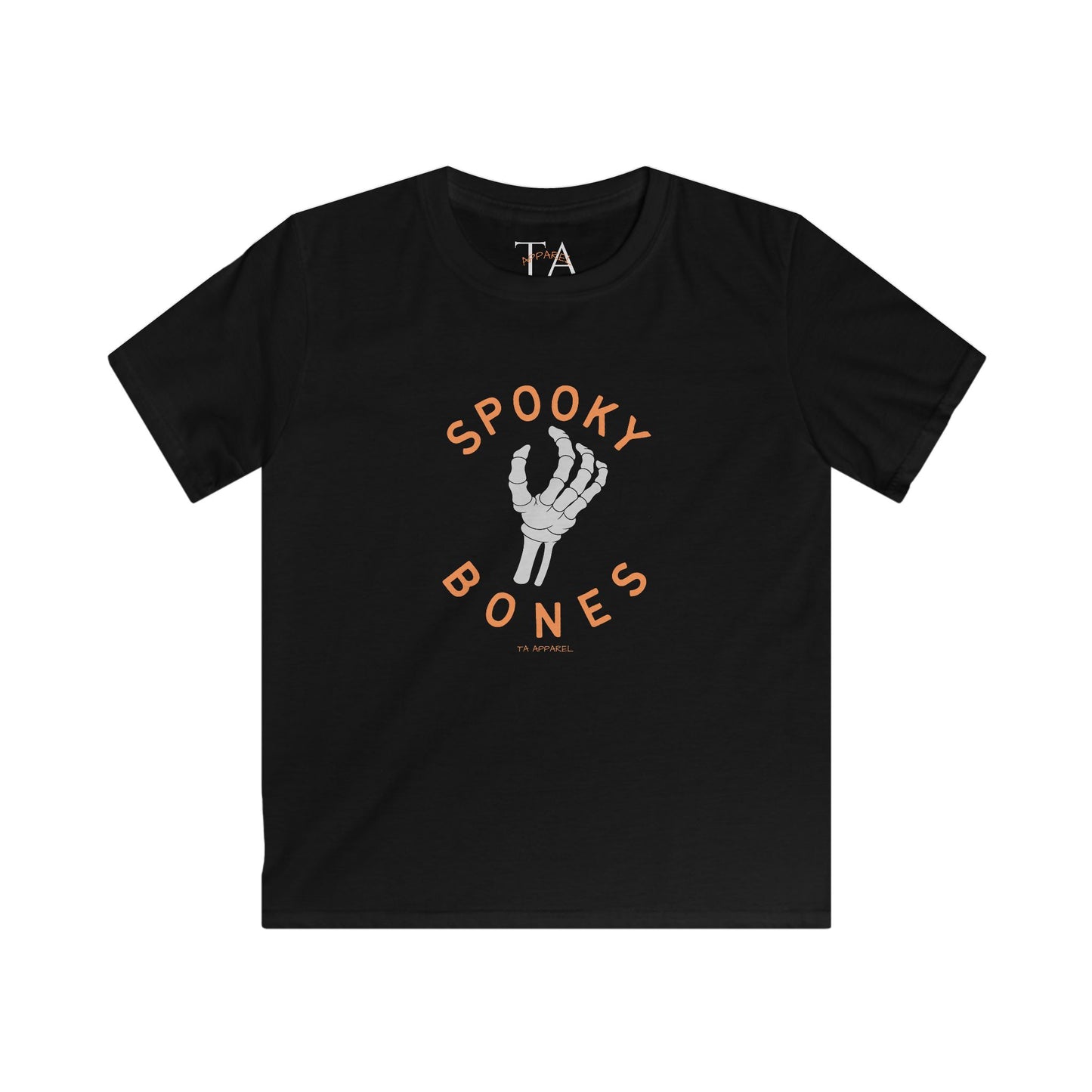 Halloween Spooky Bones Kids Tee - Halloween Shirt