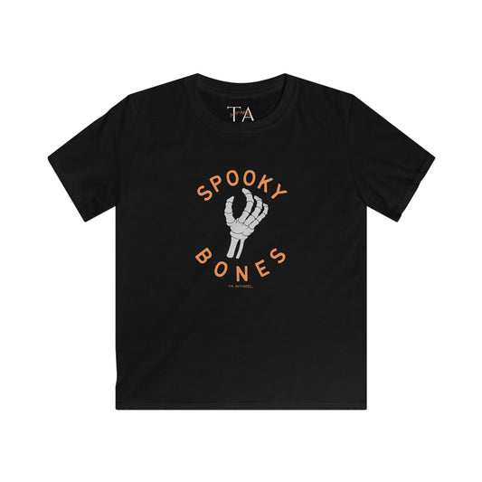 Halloween Spooky Bones Kids Tee - Halloween Shirt