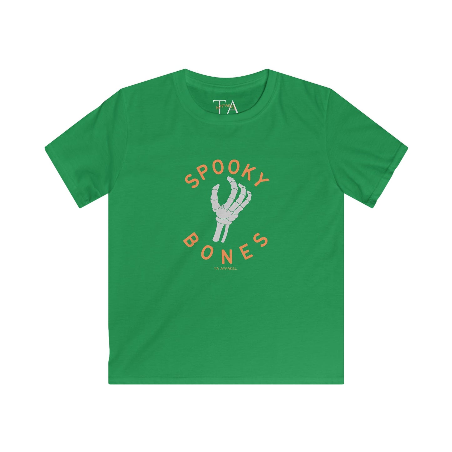 Halloween Spooky Bones Kids Tee - Halloween Shirt