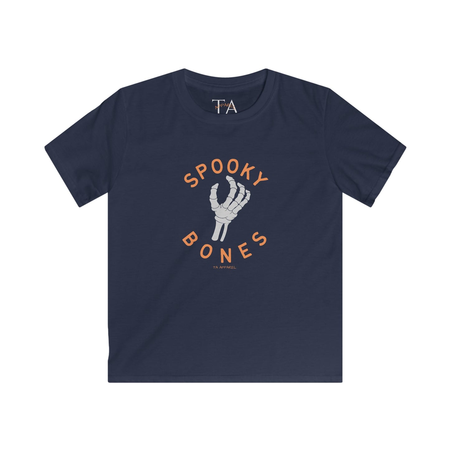 Halloween Spooky Bones Kids Tee - Halloween Shirt