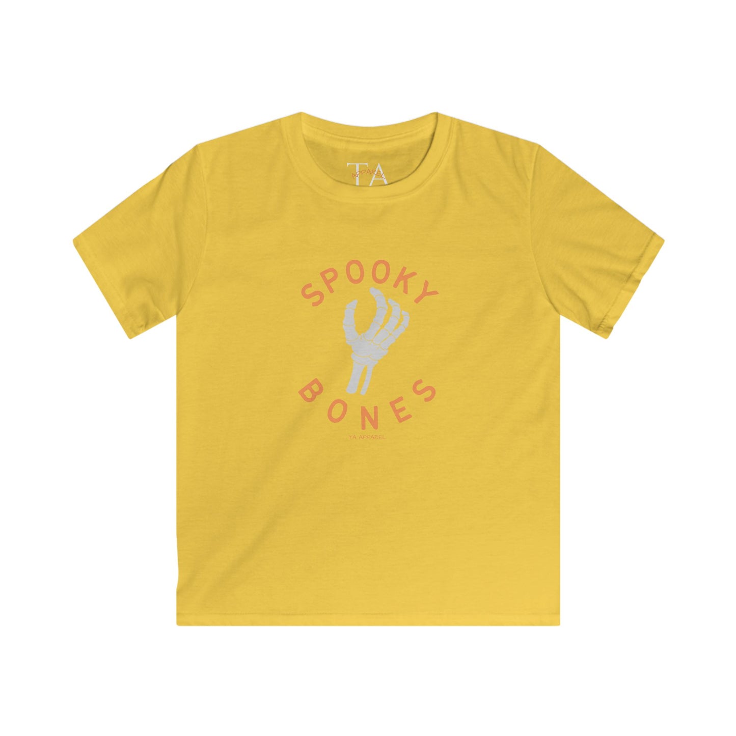 Halloween Spooky Bones Kids Tee - Halloween Shirt