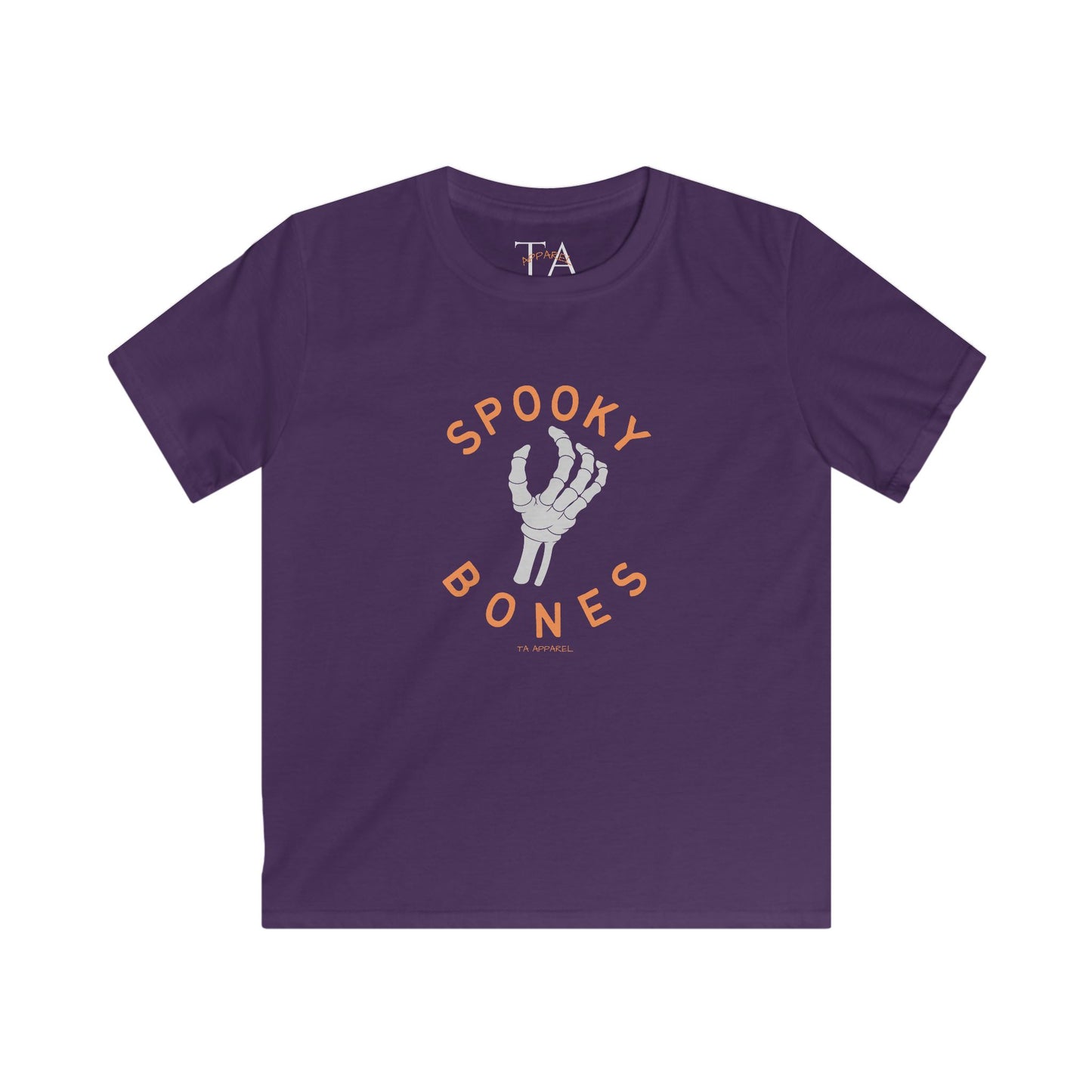 Halloween Spooky Bones Kids Tee - Halloween Shirt