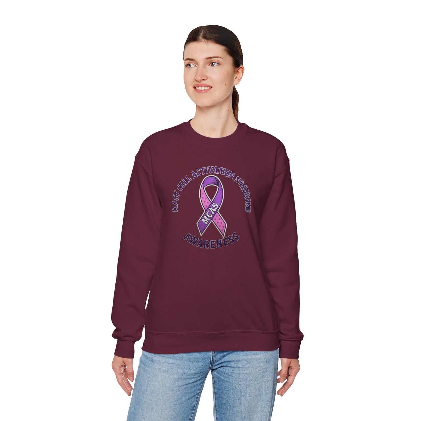 Mast Cell Activation Syndrome Awareness Crewneck Sweatshirt