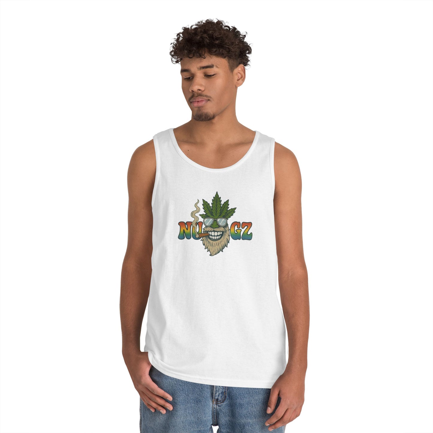 NUGZ Chill Vibes Tank Top | Retro Cannabis Design